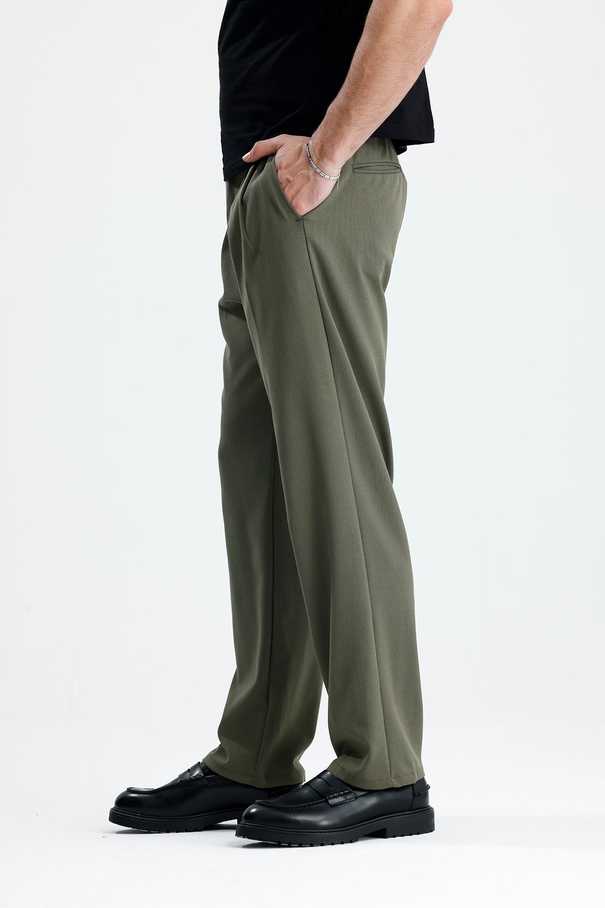 NEXT Story Relaxed Fit Pileli Kumaş Pantolon