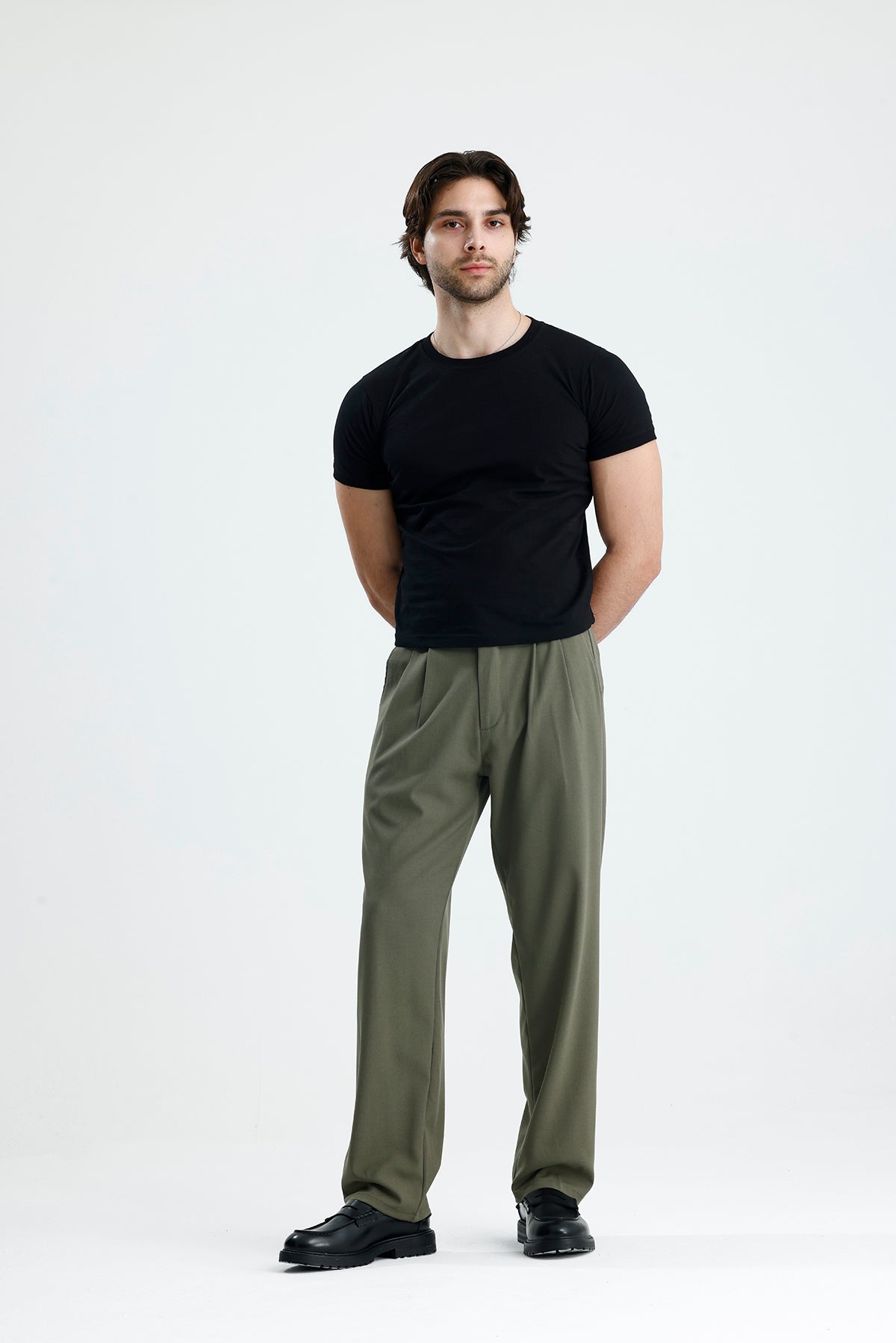 NEXT Story Relaxed Fit Pileli Kumaş Pantolon