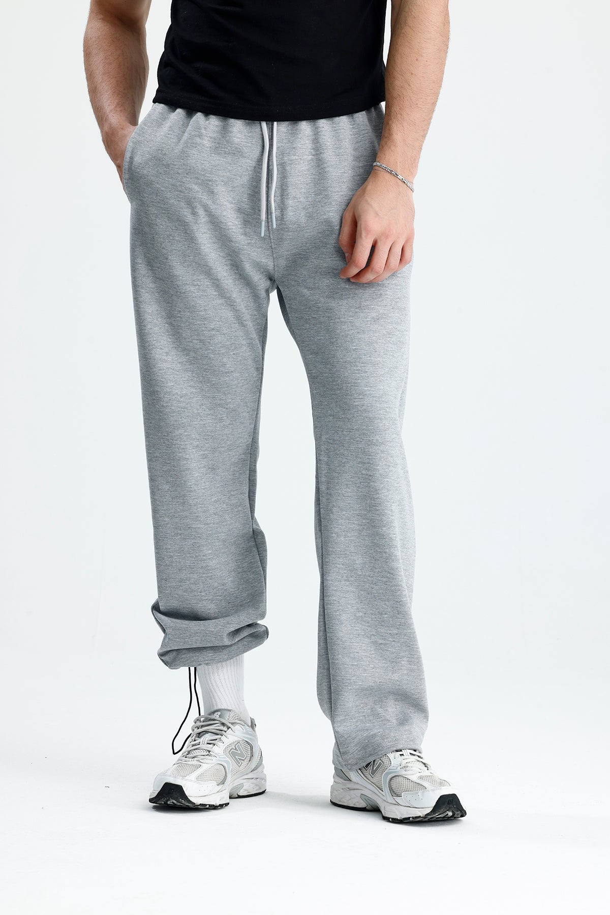 Kışlık Ayarlanabilir Paça Premium Oversize Eşofman Altı