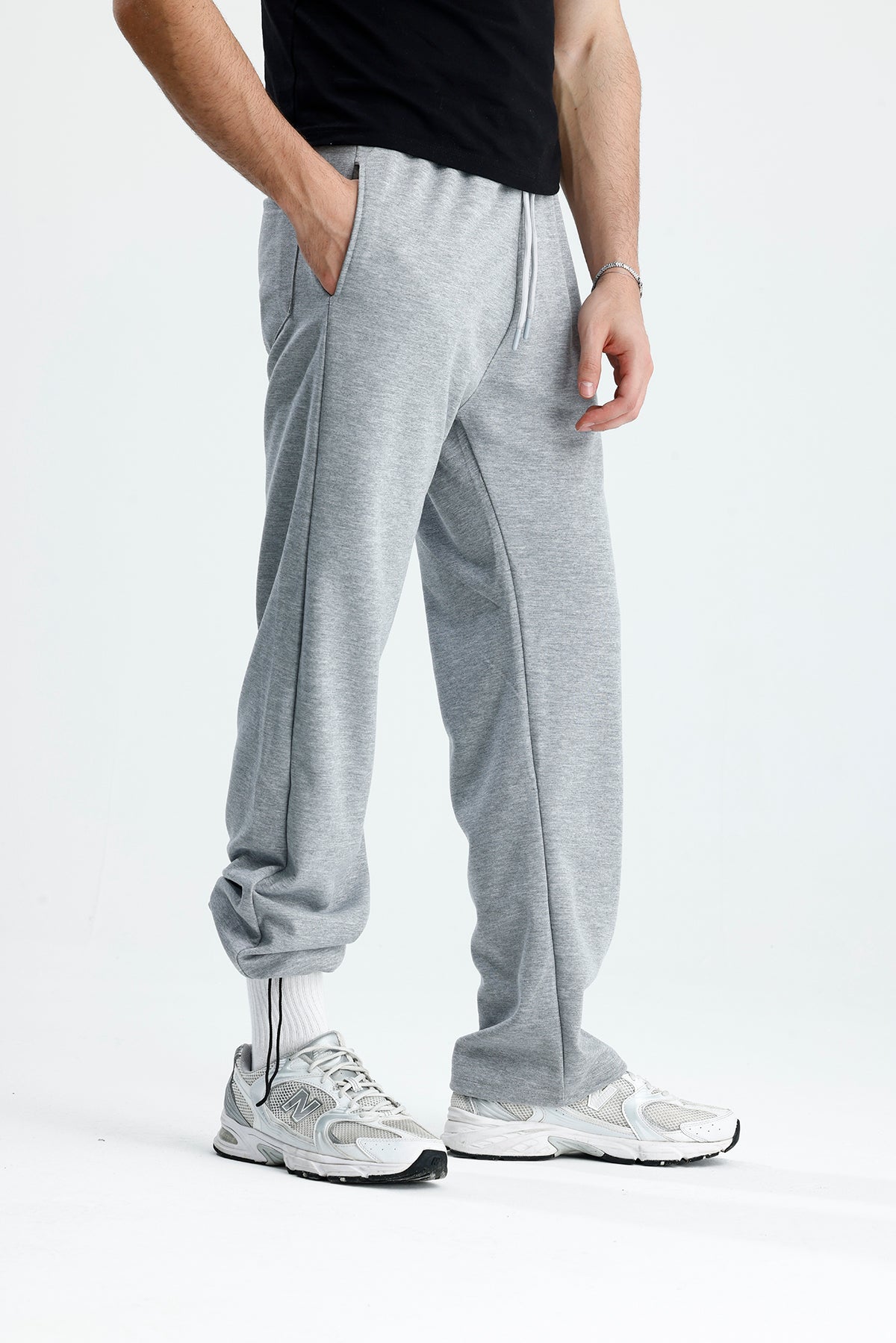 Mevsimlik Ayarlanabilir Paça Premium Oversize Eşofman Altı