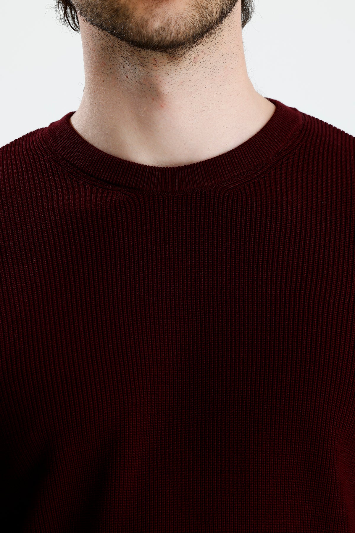 Bisiklet Yaka Premium Selanik Örgü Triko Kazak