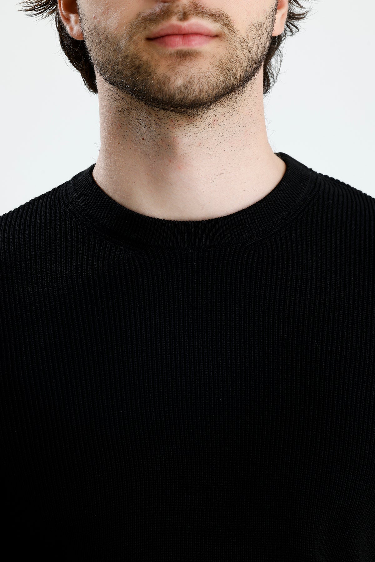 Bisiklet Yaka Premium Selanik Örgü Triko Kazak