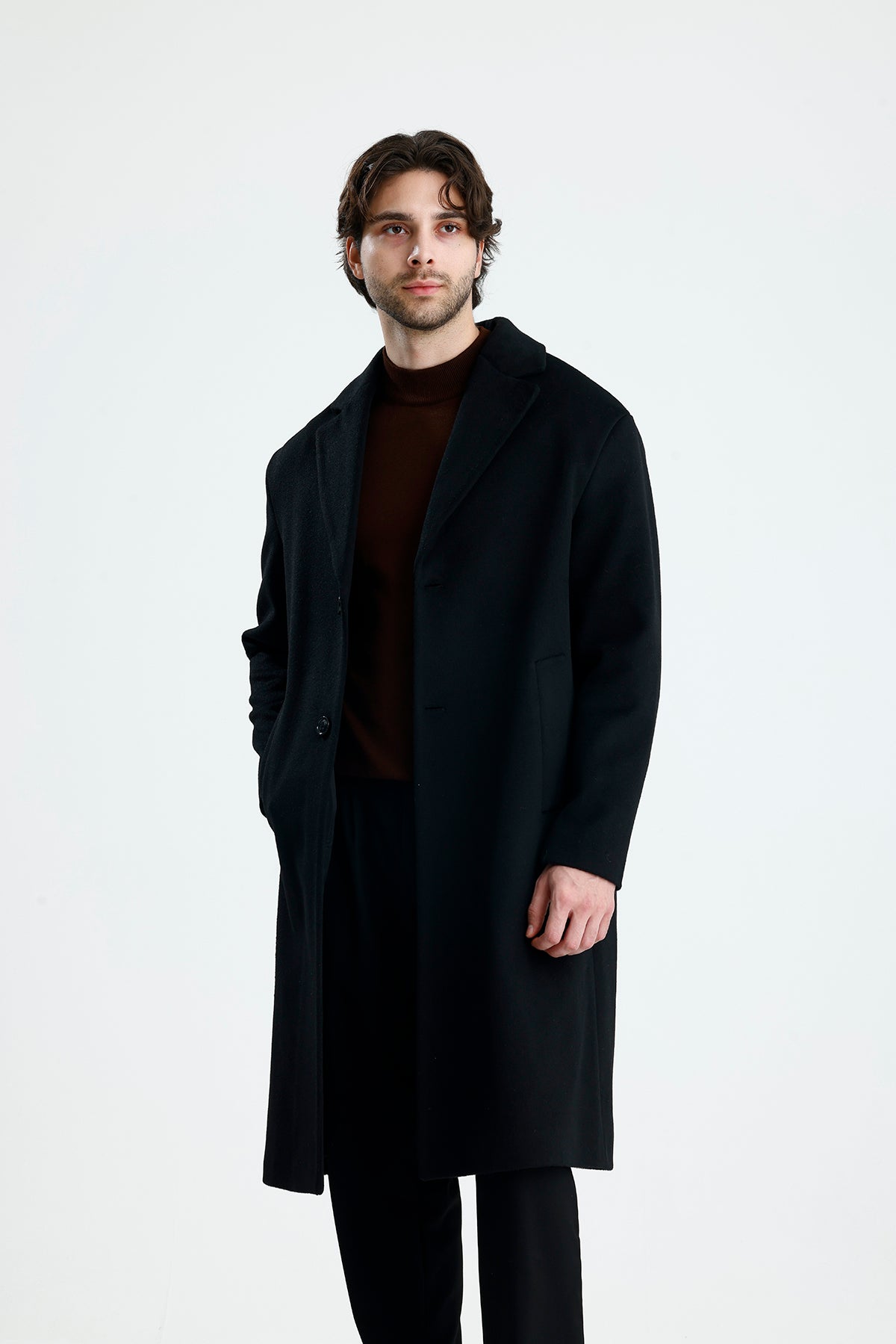 NEXT Rahat Kesim Premium Kaşe Kaban