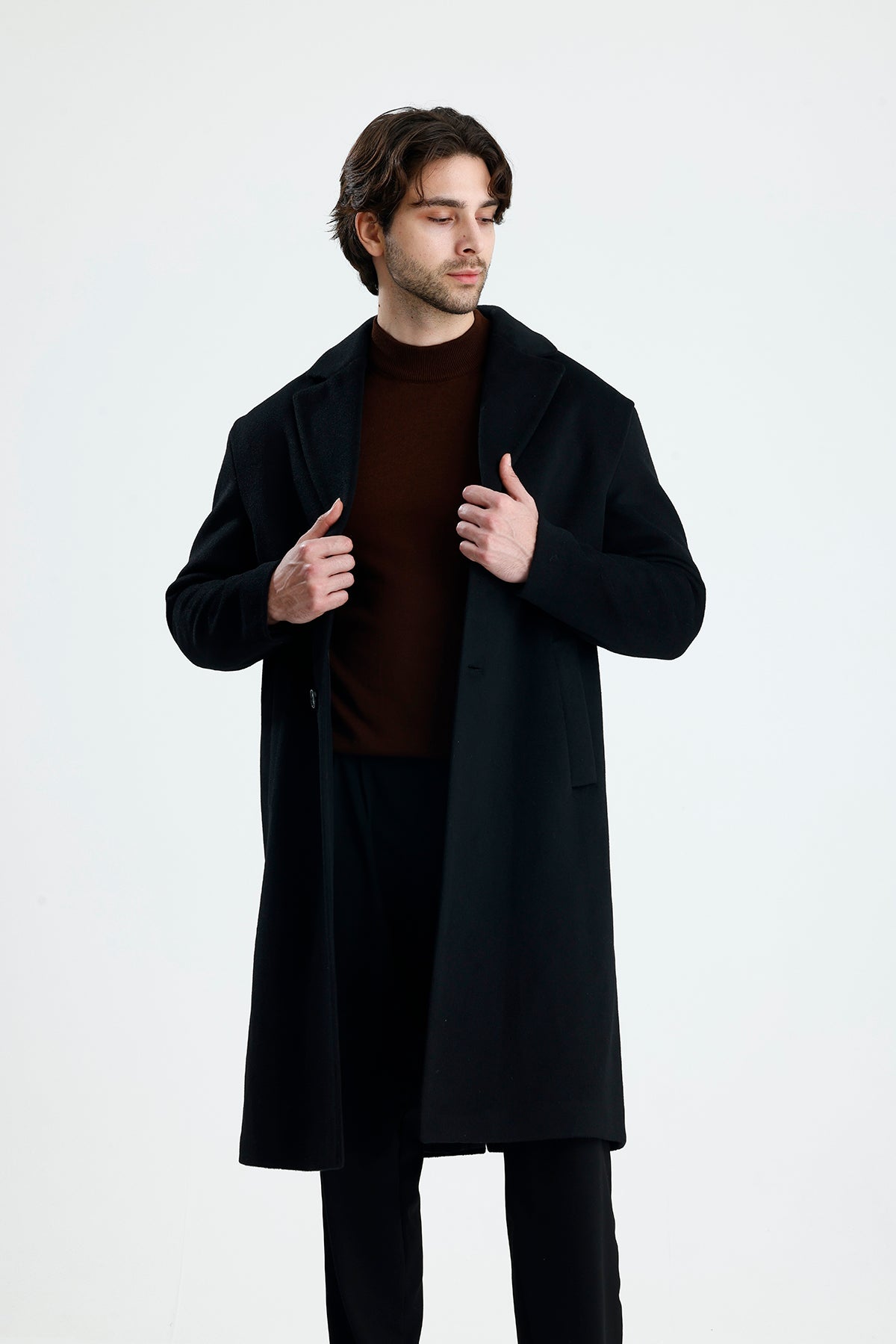 NEXT Rahat Kesim Premium Kaşe Kaban