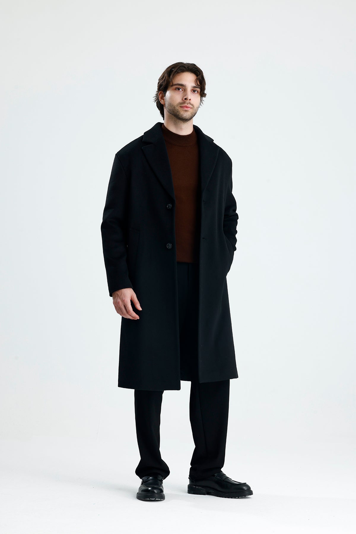 NEXT Rahat Kesim Premium Kaşe Kaban