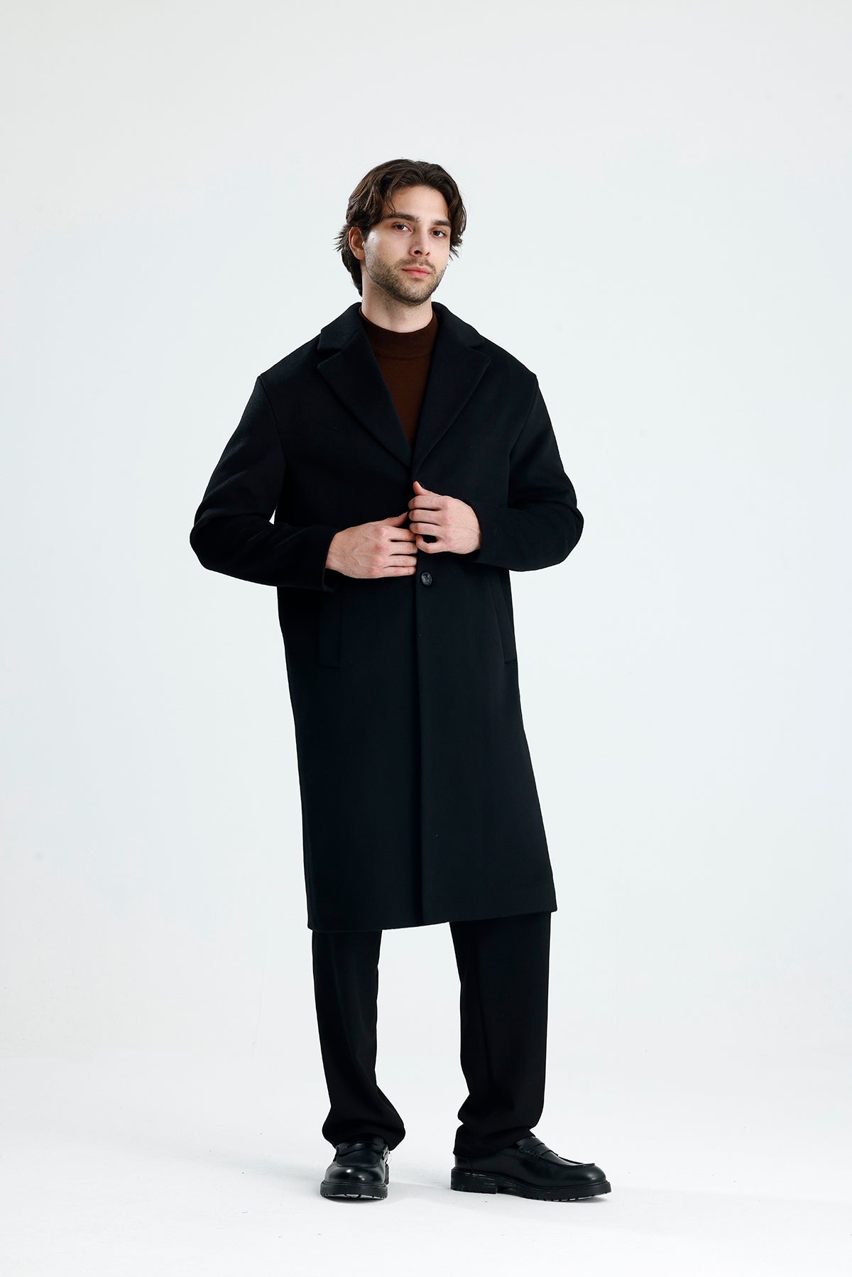 NEXT Rahat Kesim Premium Kaşe Kaban