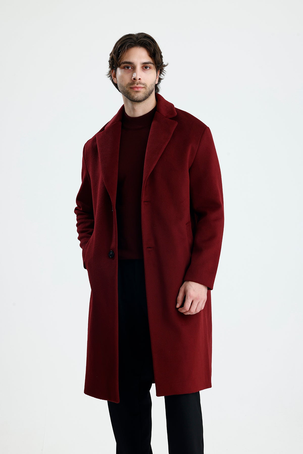 NEXT Rahat Kesim Premium Kaşe Kaban