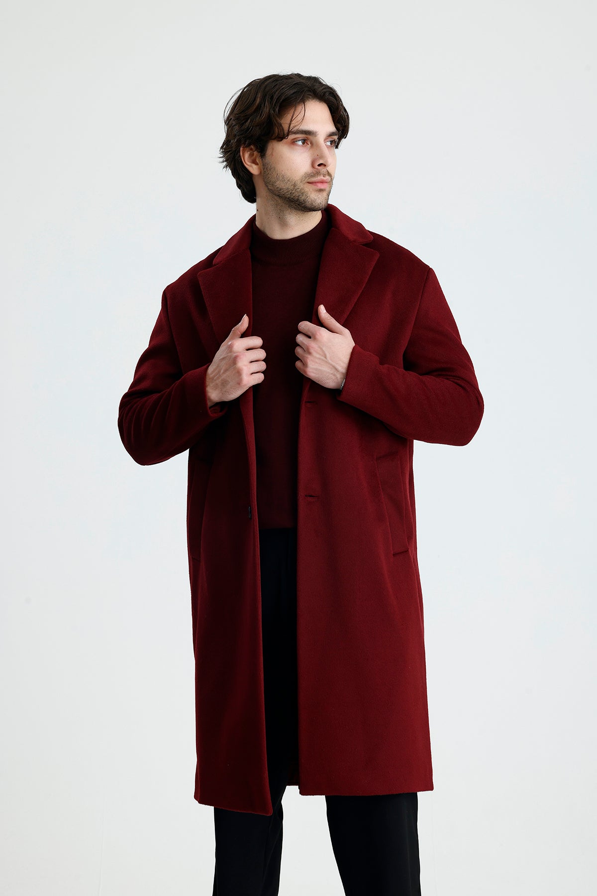 NEXT Rahat Kesim Premium Kaşe Kaban