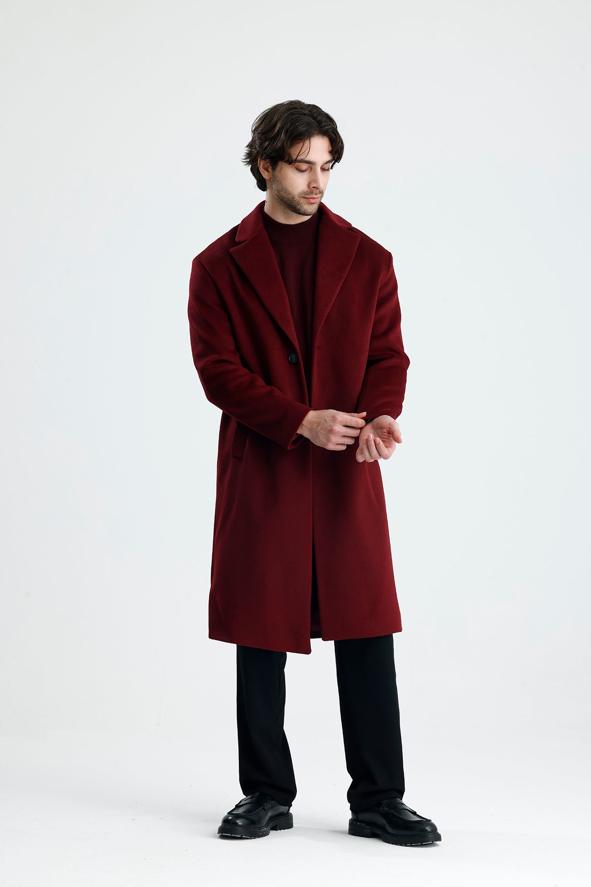 NEXT Rahat Kesim Premium Kaşe Kaban