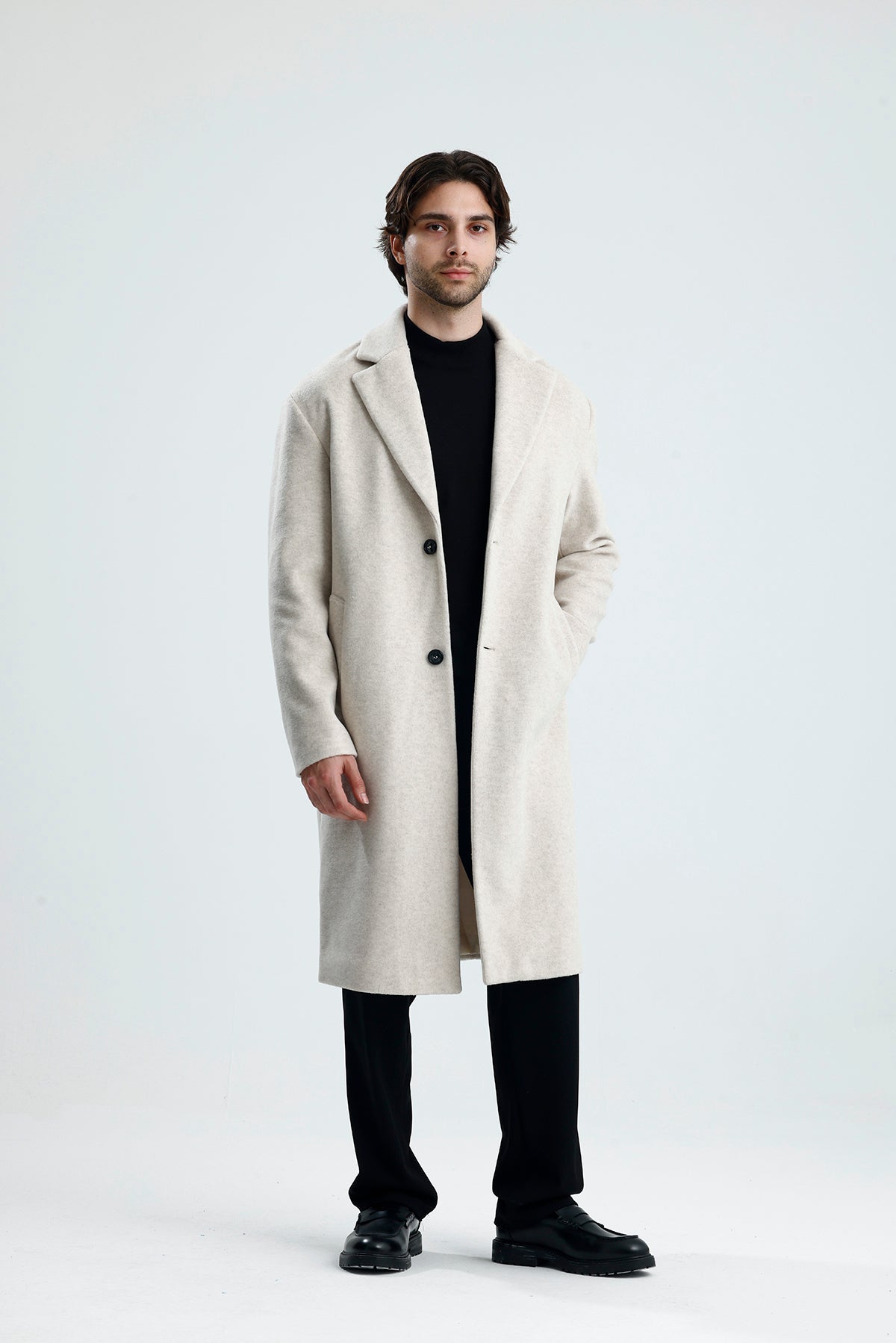 NEXT Rahat Kesim Premium Kaşe Kaban