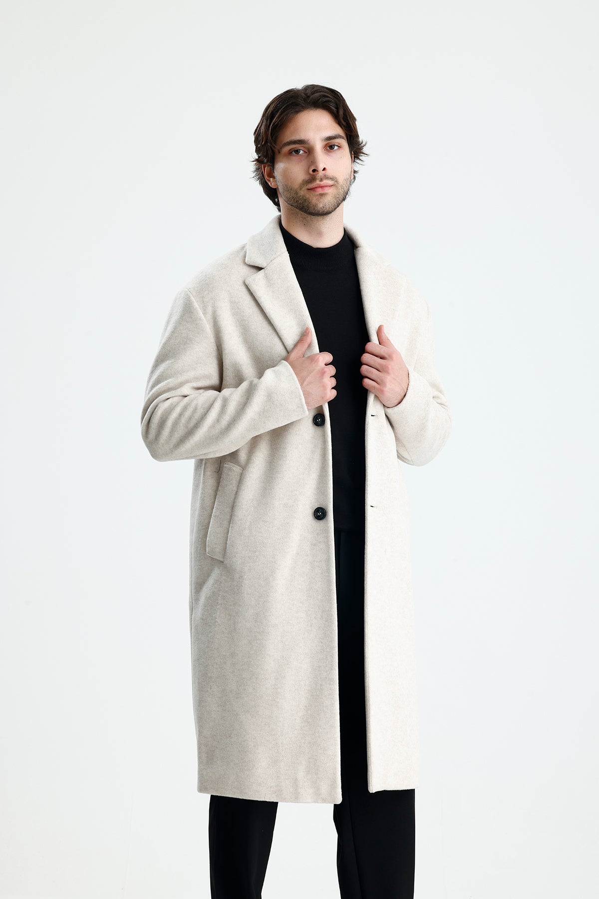 NEXT Rahat Kesim Premium Kaşe Kaban