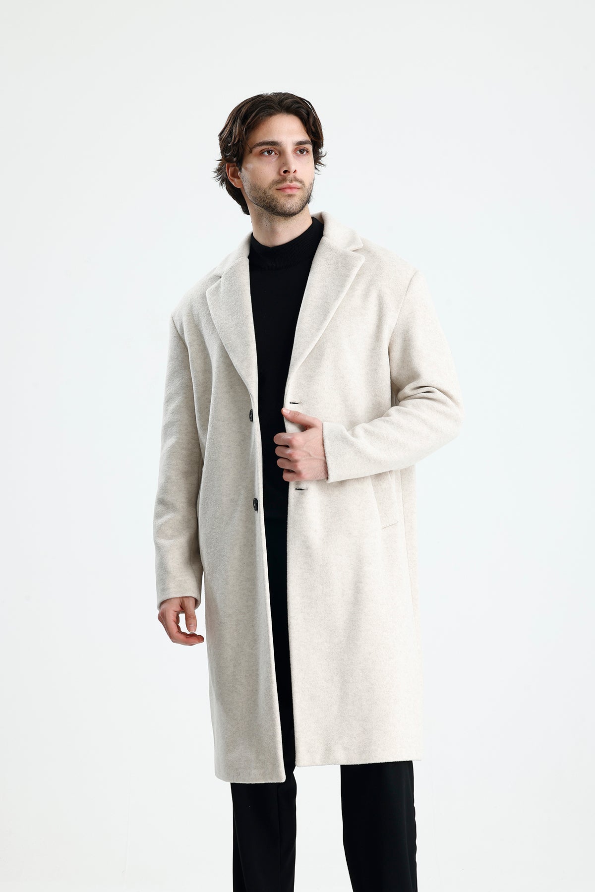 NEXT Rahat Kesim Premium Kaşe Kaban