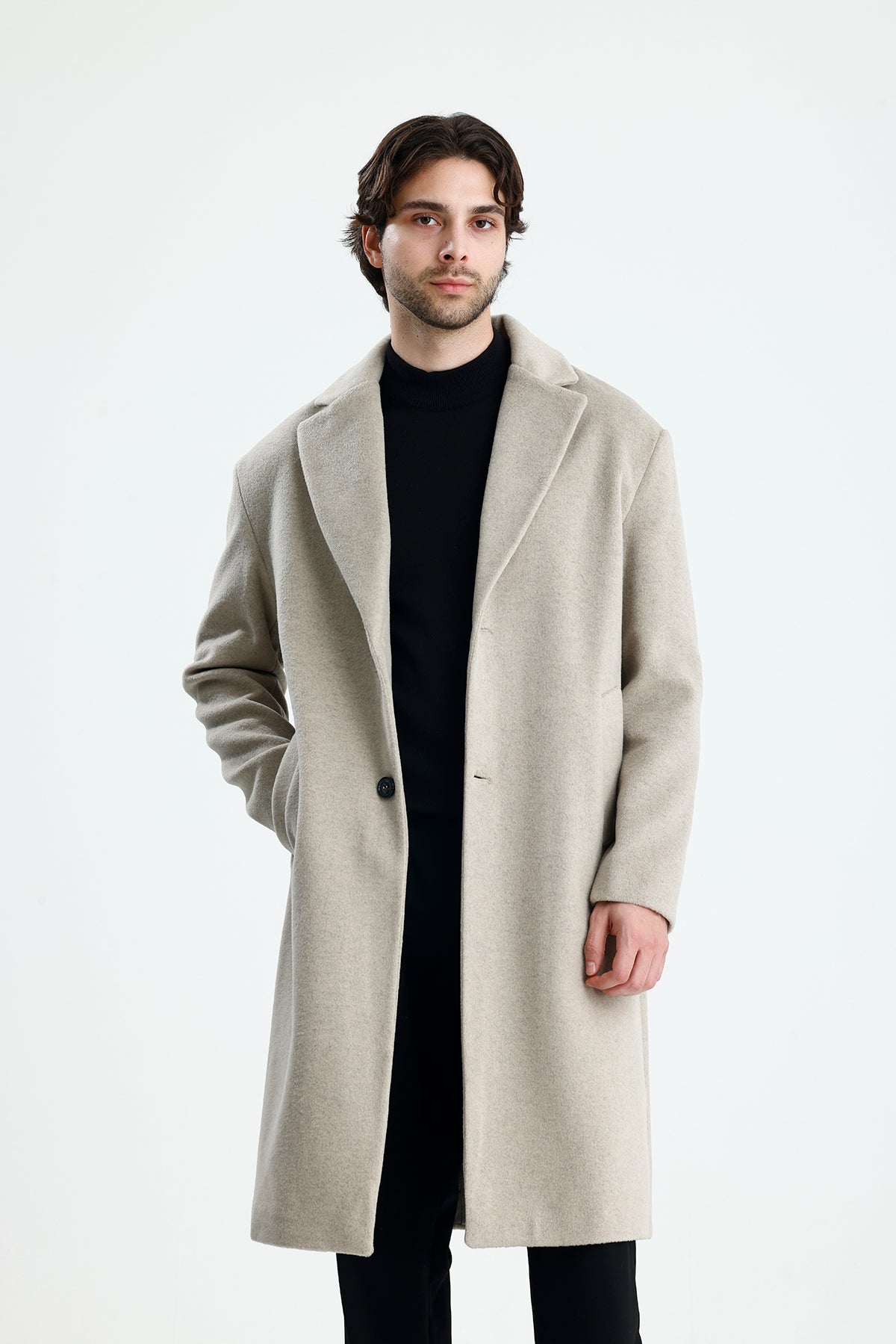 NEXT Rahat Kesim Premium Kaşe Kaban