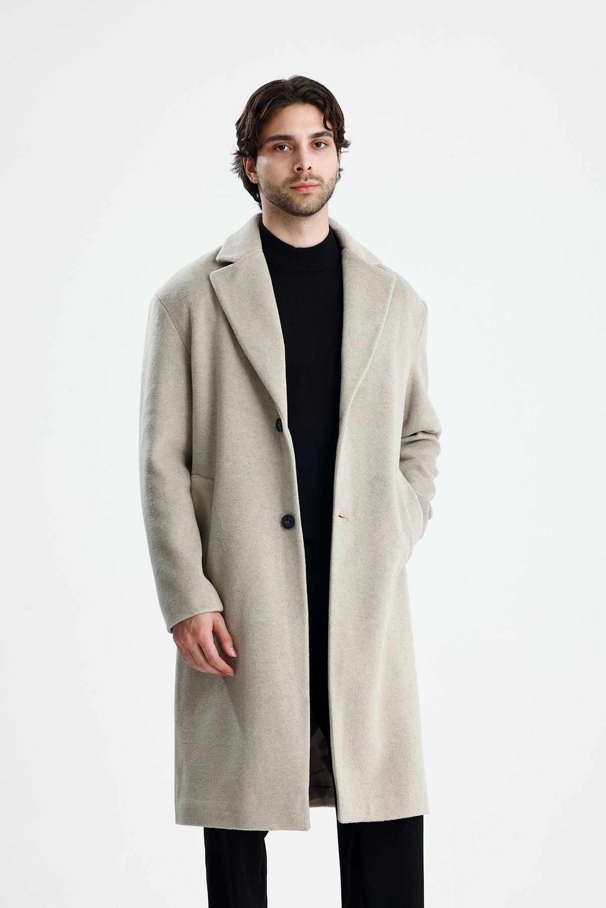 NEXT Rahat Kesim Premium Kaşe Kaban