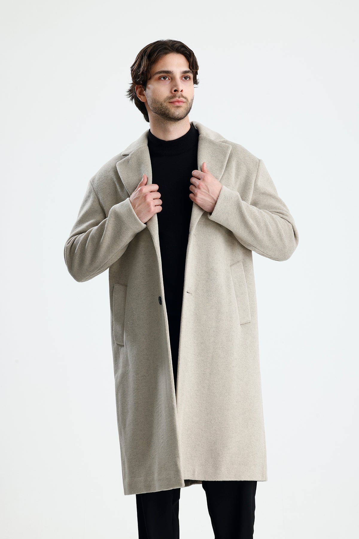 NEXT Rahat Kesim Premium Kaşe Kaban