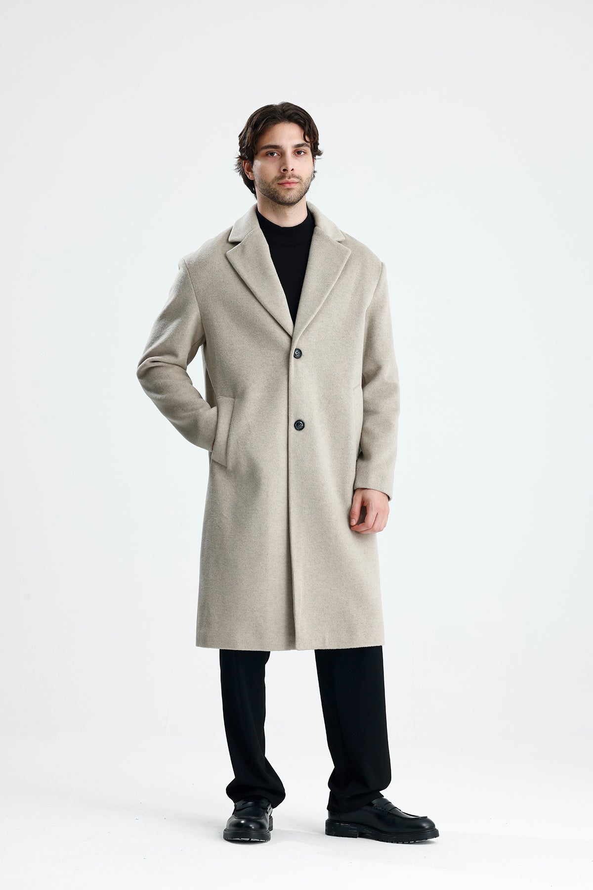 NEXT Rahat Kesim Premium Kaşe Kaban