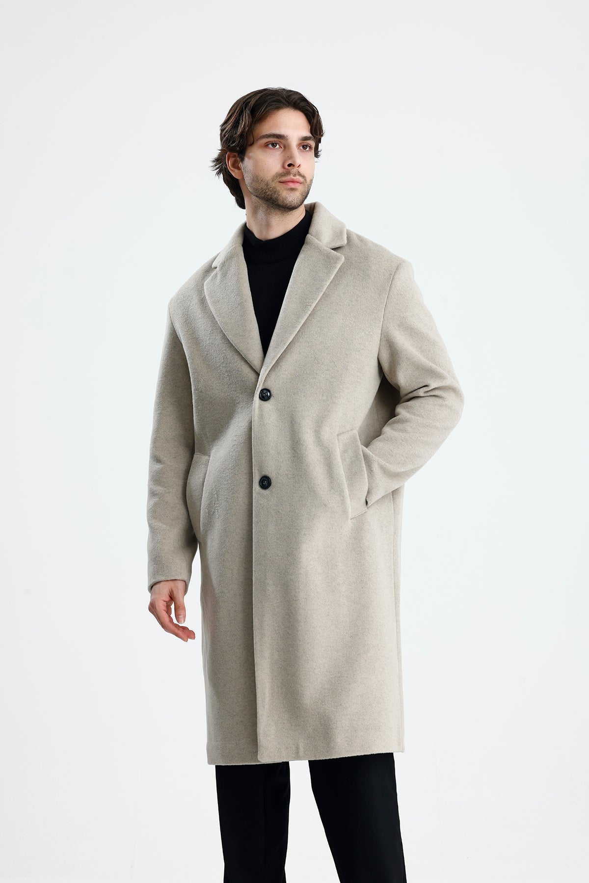 NEXT Rahat Kesim Premium Kaşe Kaban