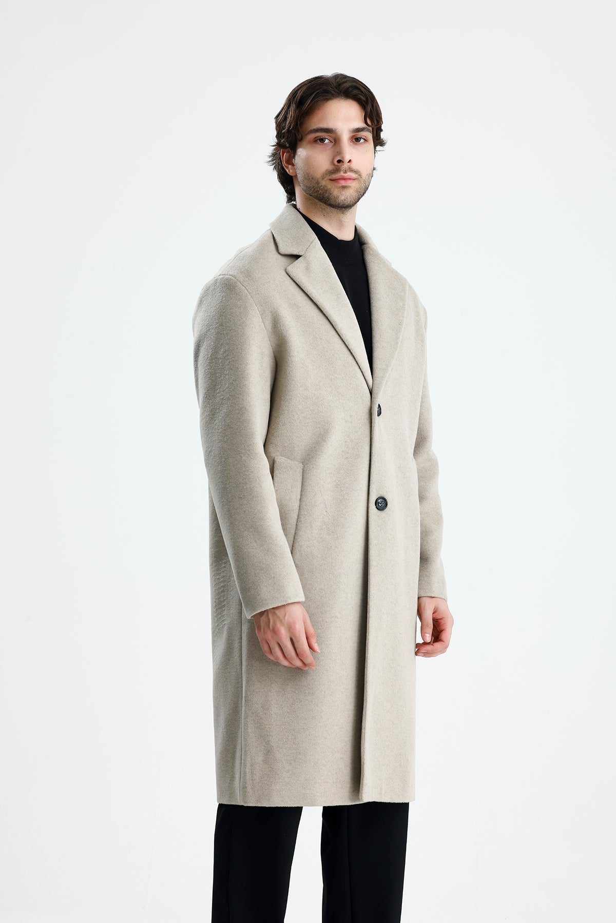 NEXT Rahat Kesim Premium Kaşe Kaban