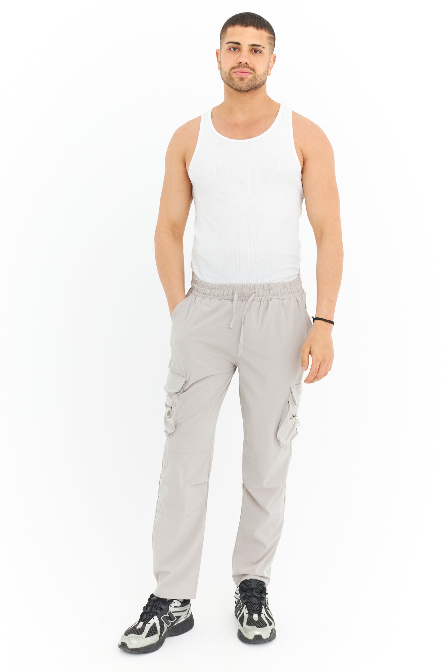 Likralı Paraşüt Kargo Pantolon