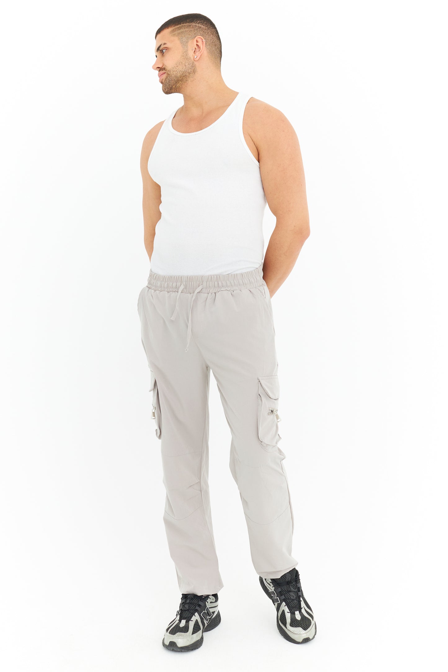 Likralı Paraşüt Kargo Pantolon