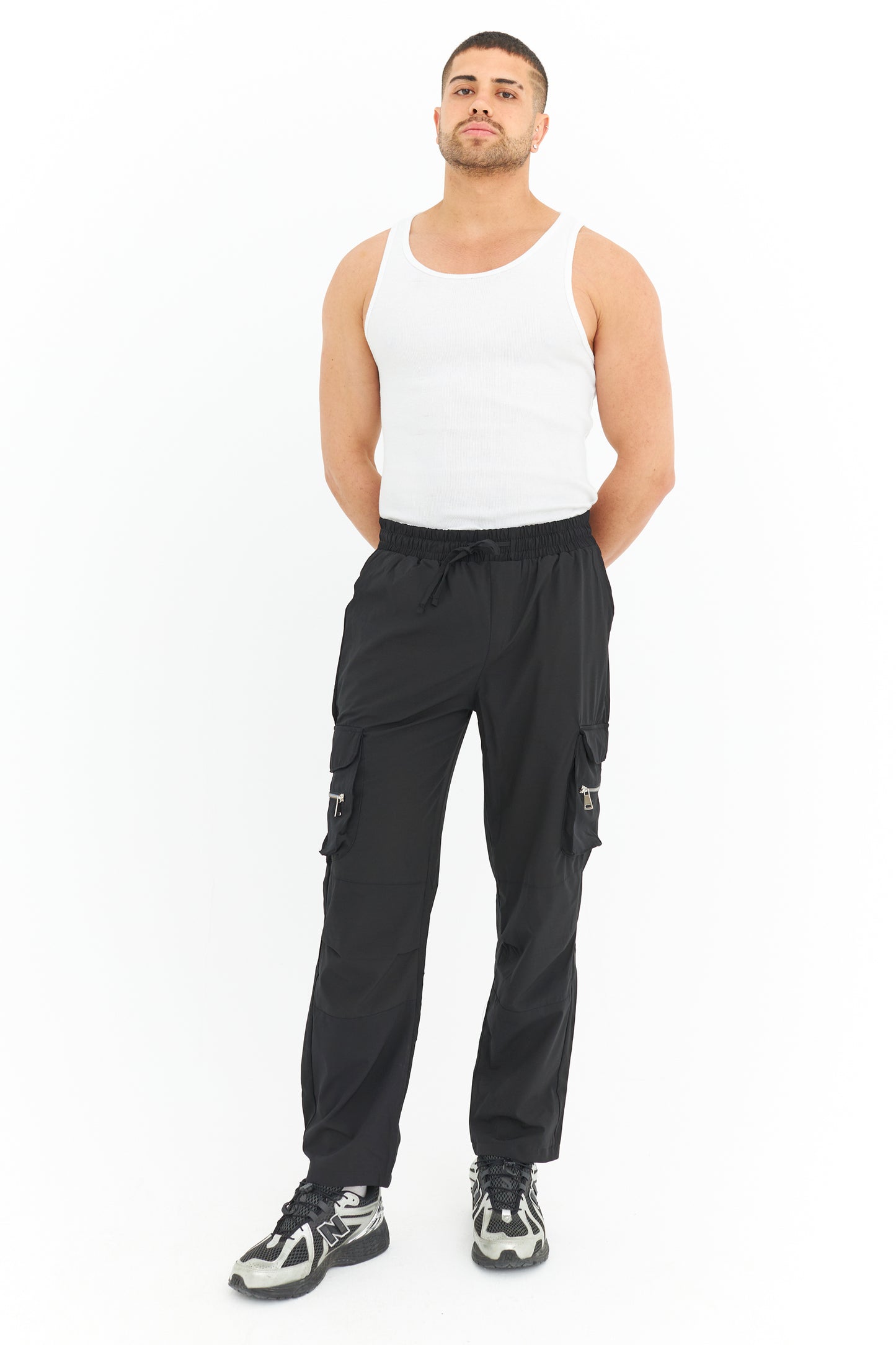 Likralı Paraşüt Kargo Pantolon