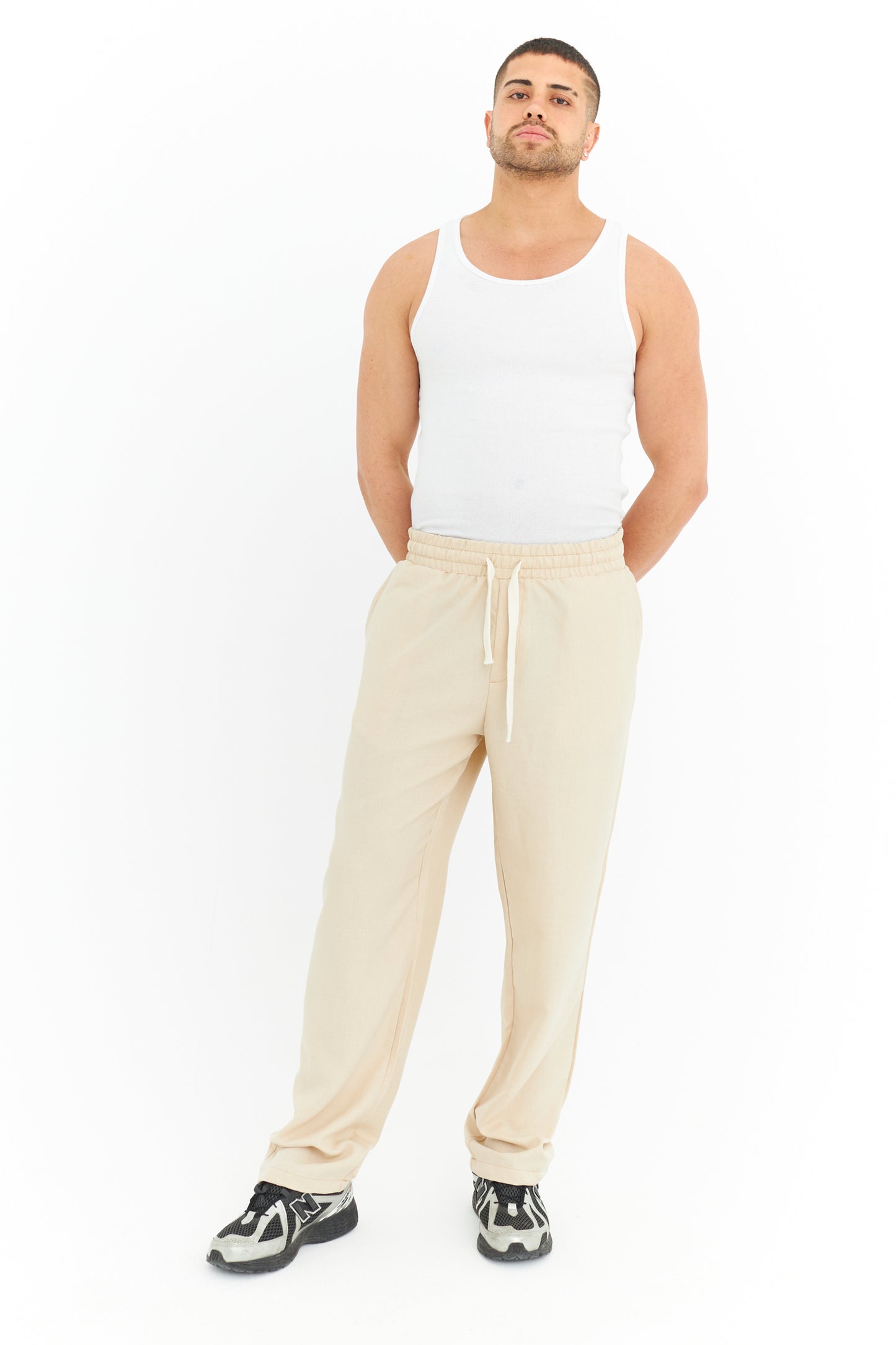 Rahat Kalıp Keten Jogger