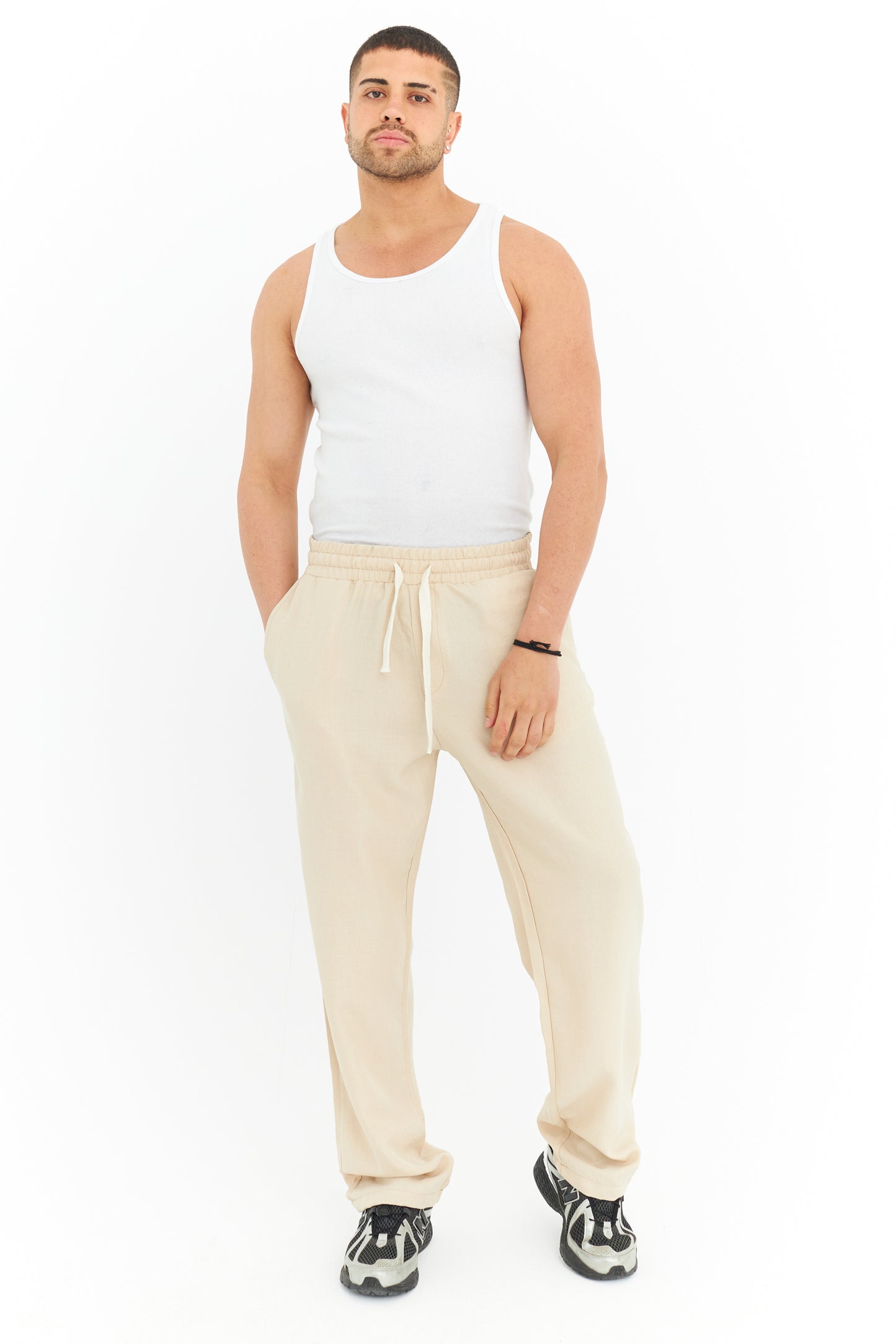 Rahat Kalıp Keten Jogger