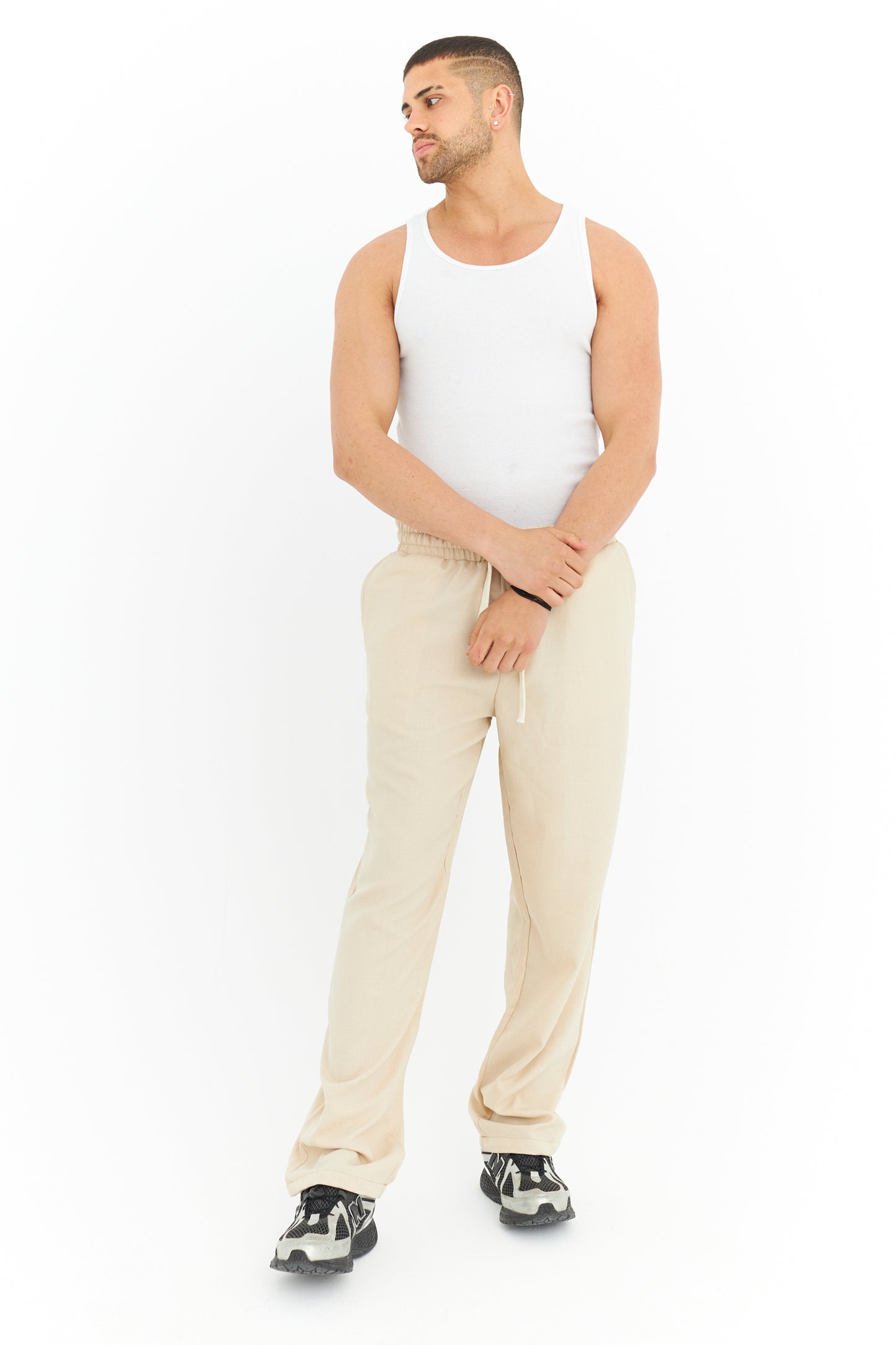 Rahat Kalıp Keten Jogger