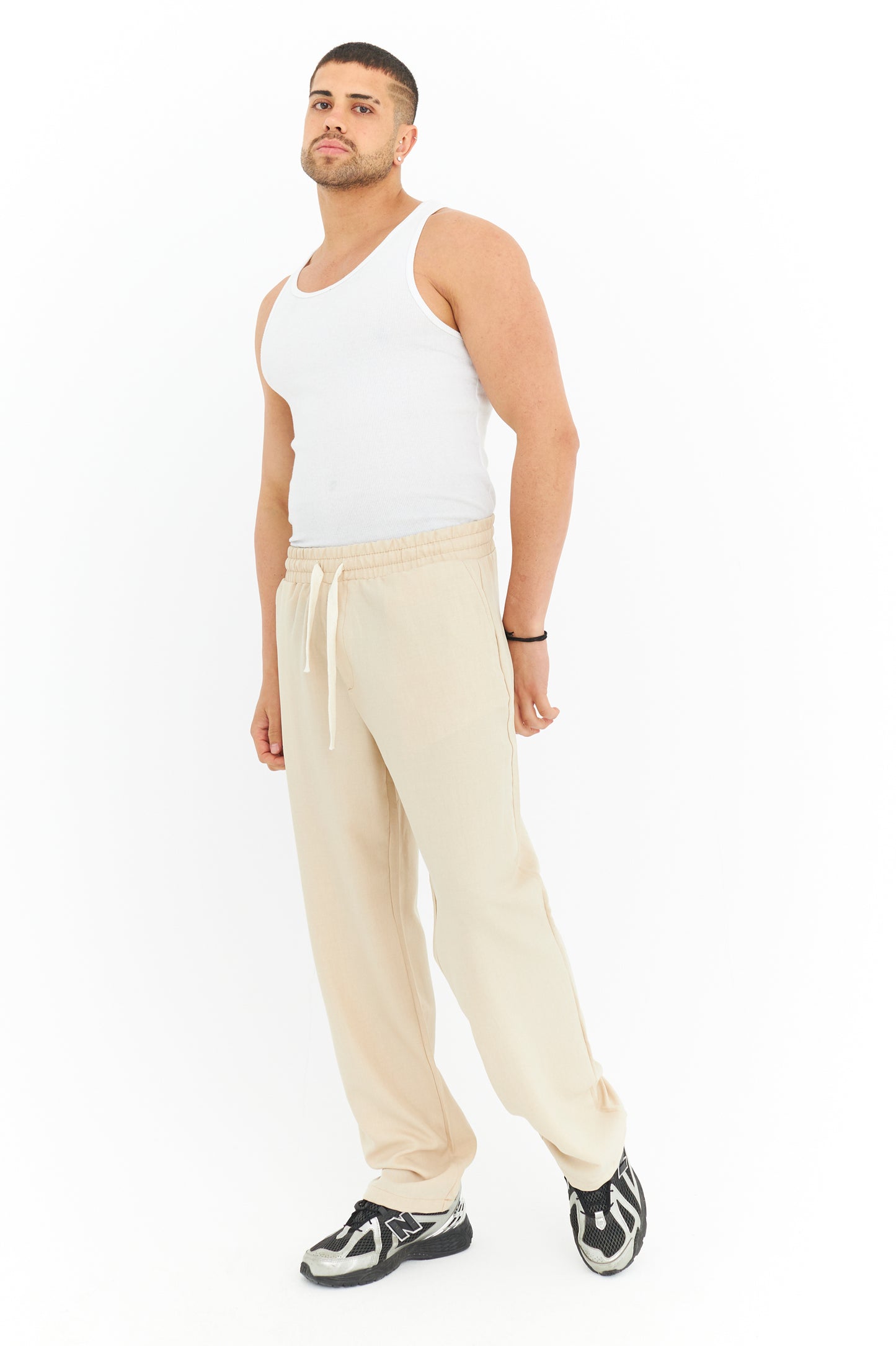 Rahat Kalıp Keten Jogger