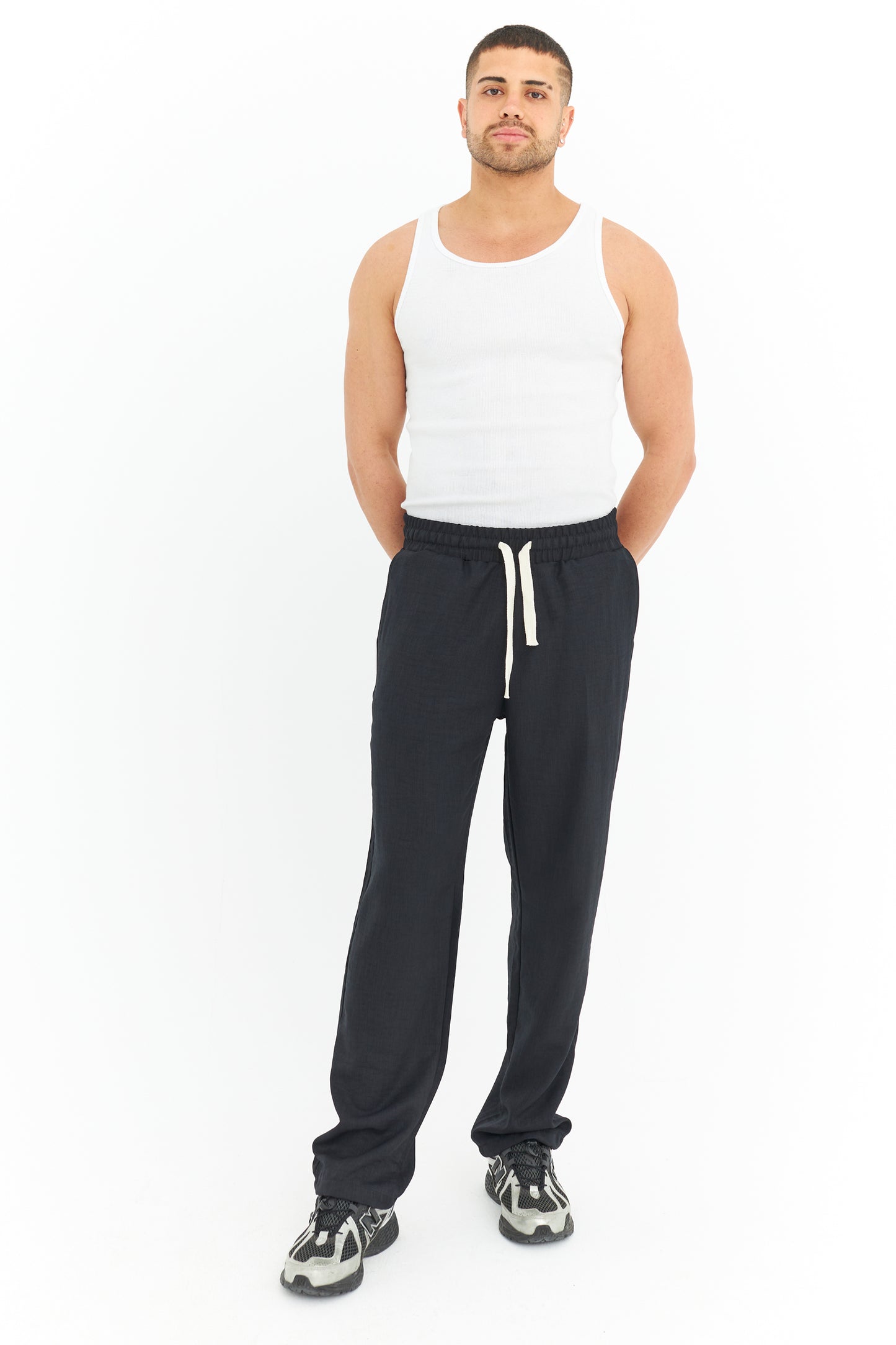 Rahat Kalıp Keten Jogger