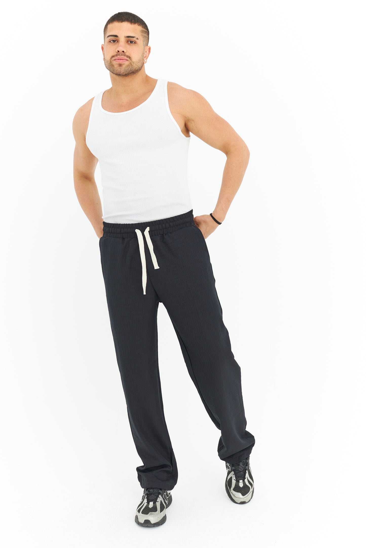 Rahat Kalıp Keten Jogger