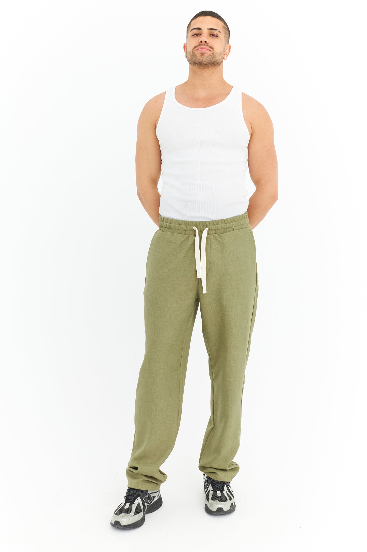 Rahat Kalıp Keten Jogger