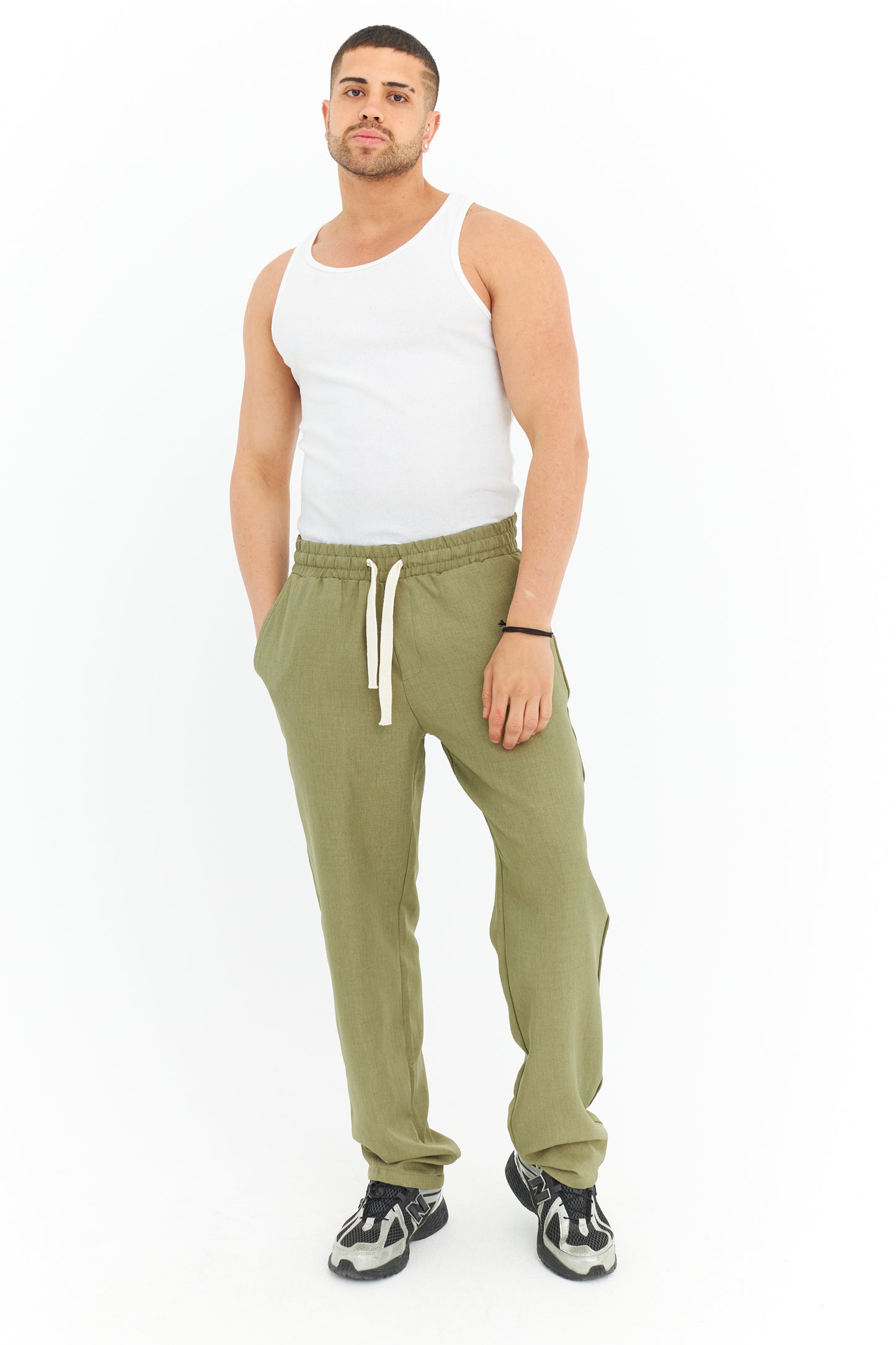 Rahat Kalıp Keten Jogger