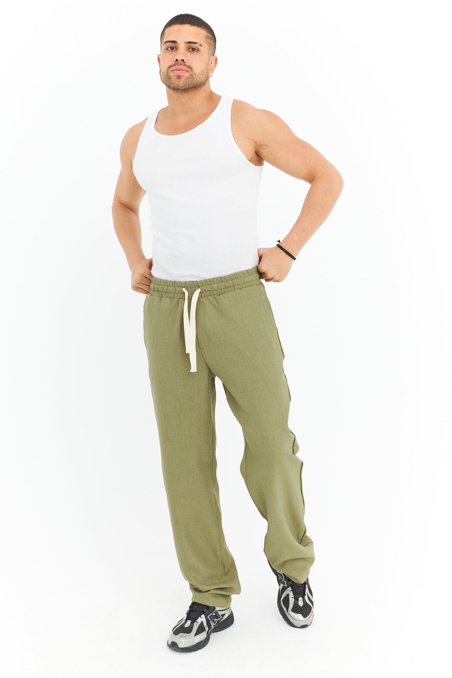 Rahat Kalıp Keten Jogger