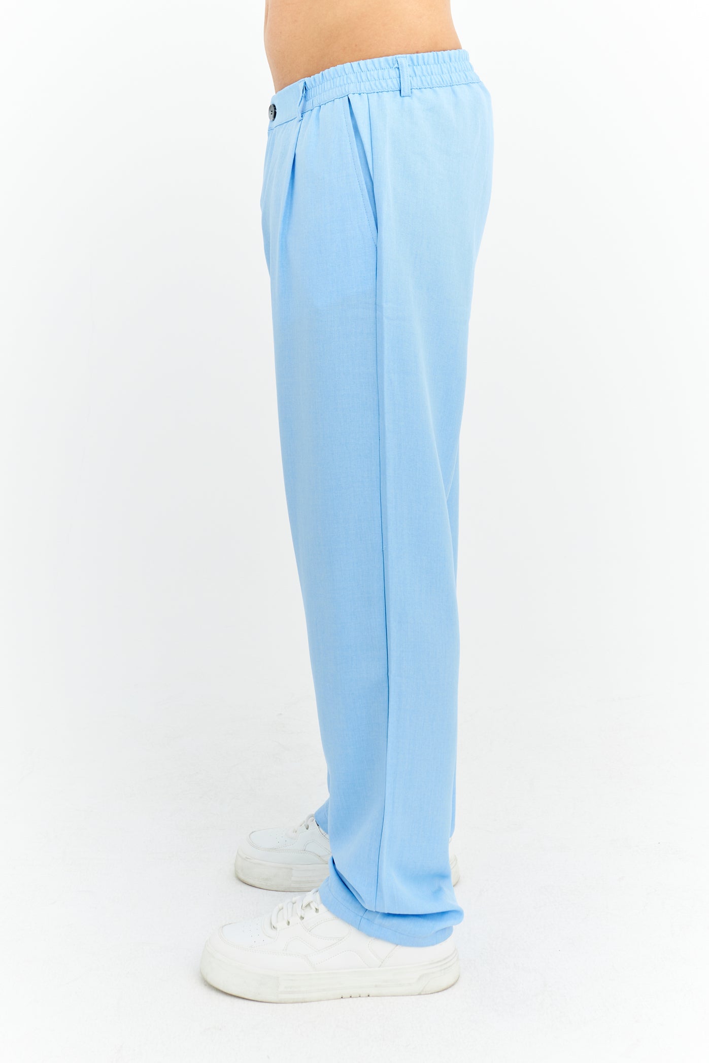 Baggy Fit Premium Keten pantolon