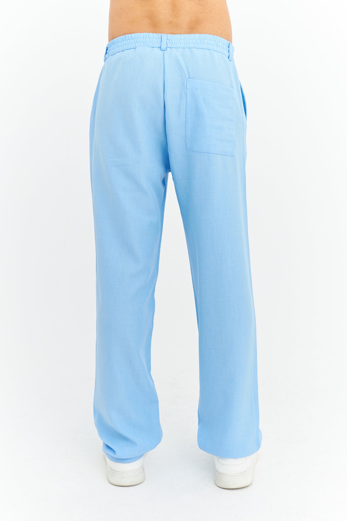 Baggy Fit Premium Keten pantolon