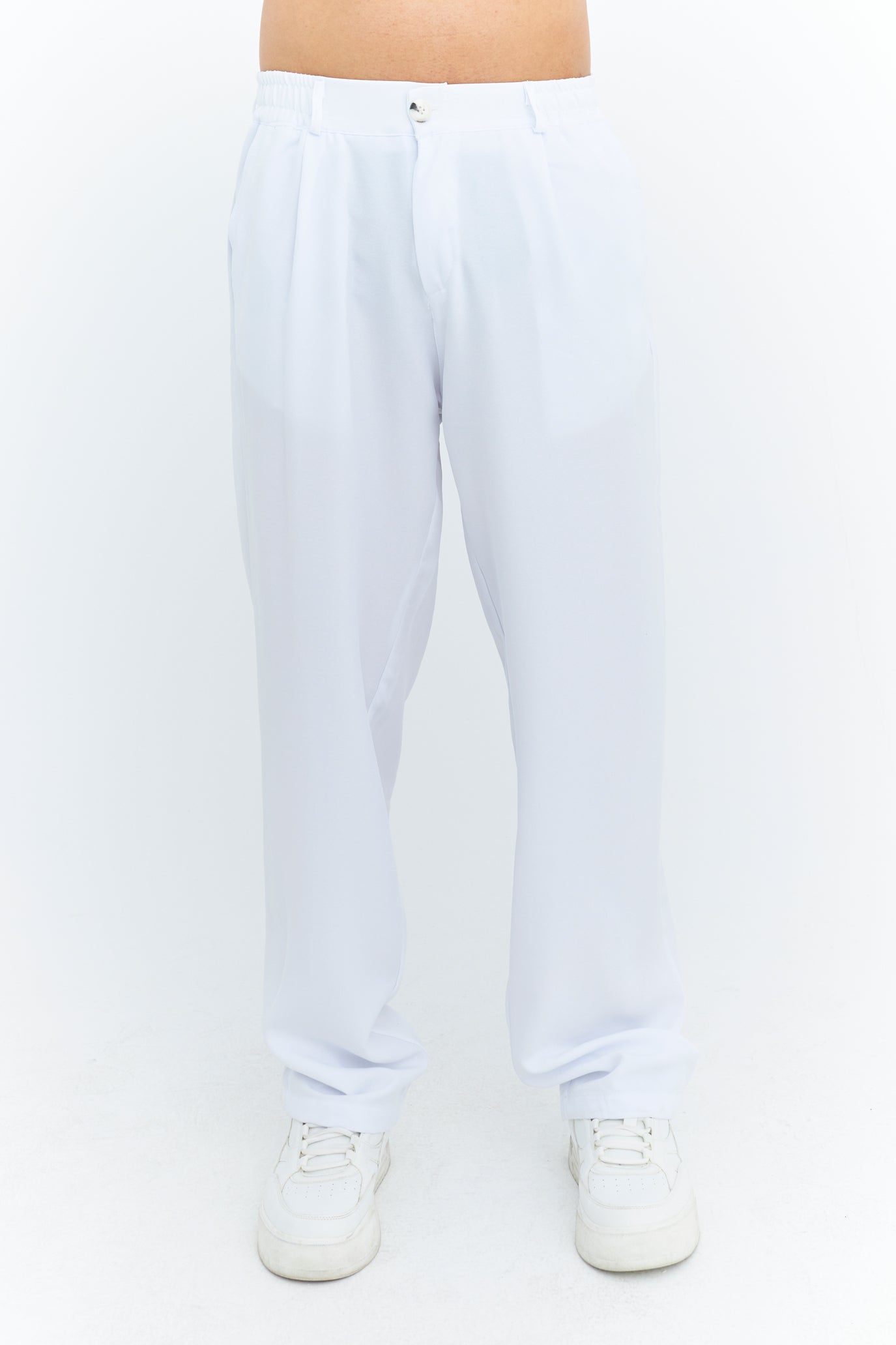 Baggy Fit Premium Keten pantolon