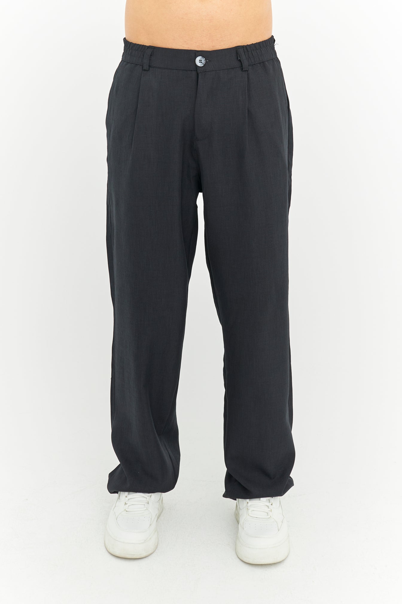 Baggy Fit Premium Keten pantolon