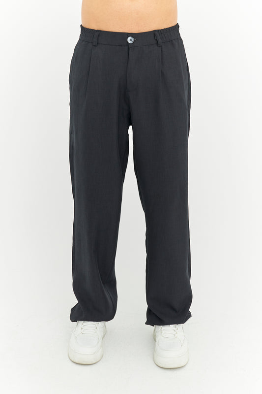 Baggy Fit Premium Keten pantolon