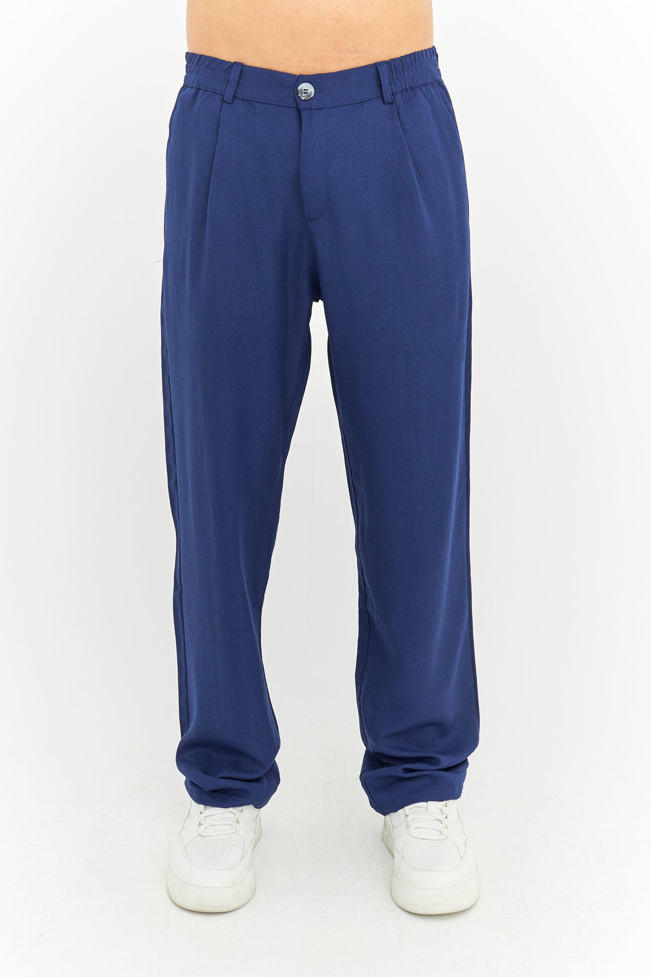 Baggy Fit Premium Keten pantolon