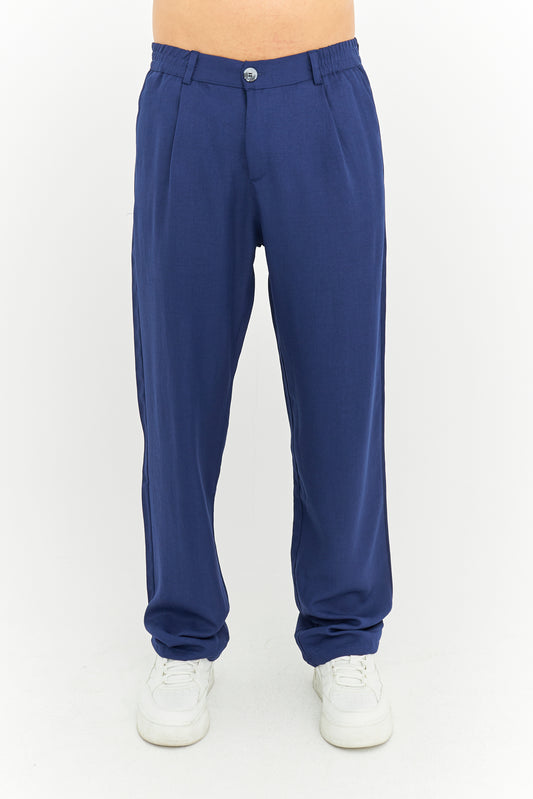 Baggy Fit Premium Keten pantolon