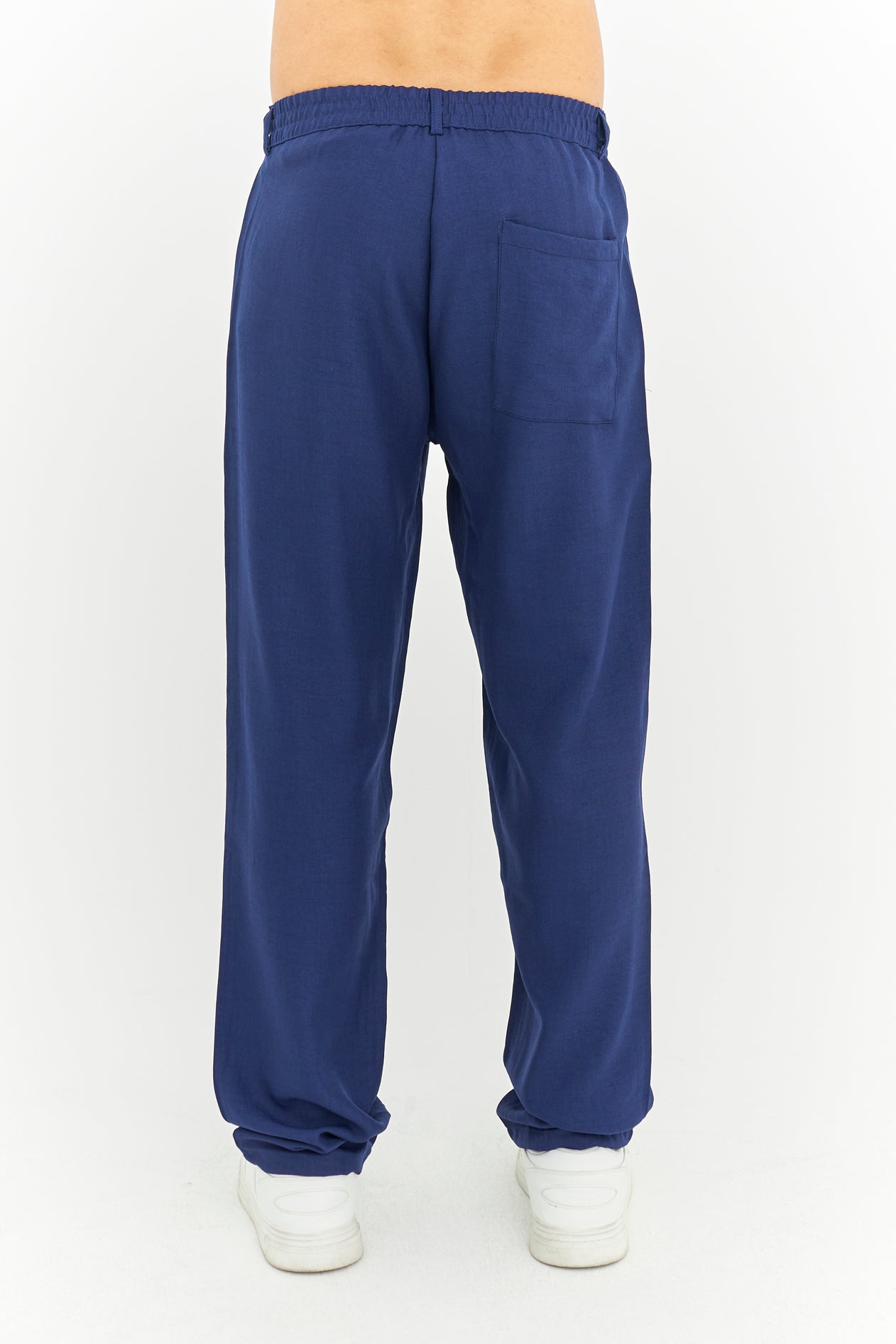 Baggy Fit Premium Keten pantolon