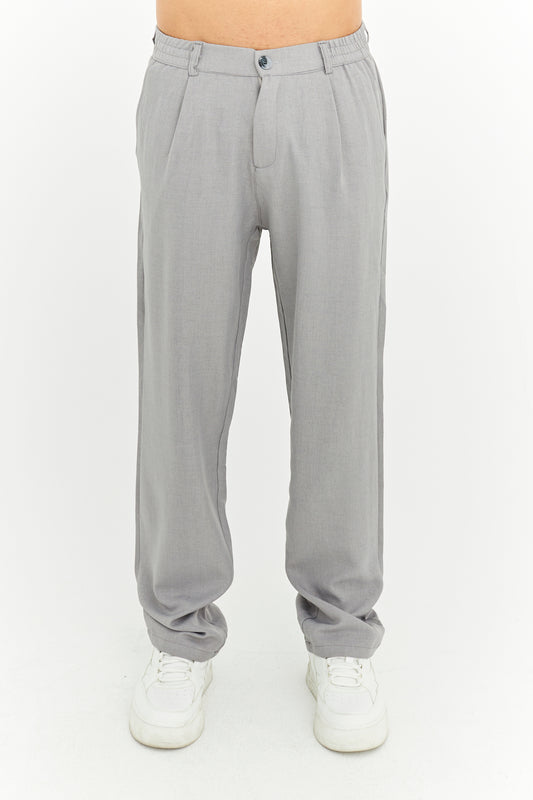 Baggy Fit Premium Keten pantolon