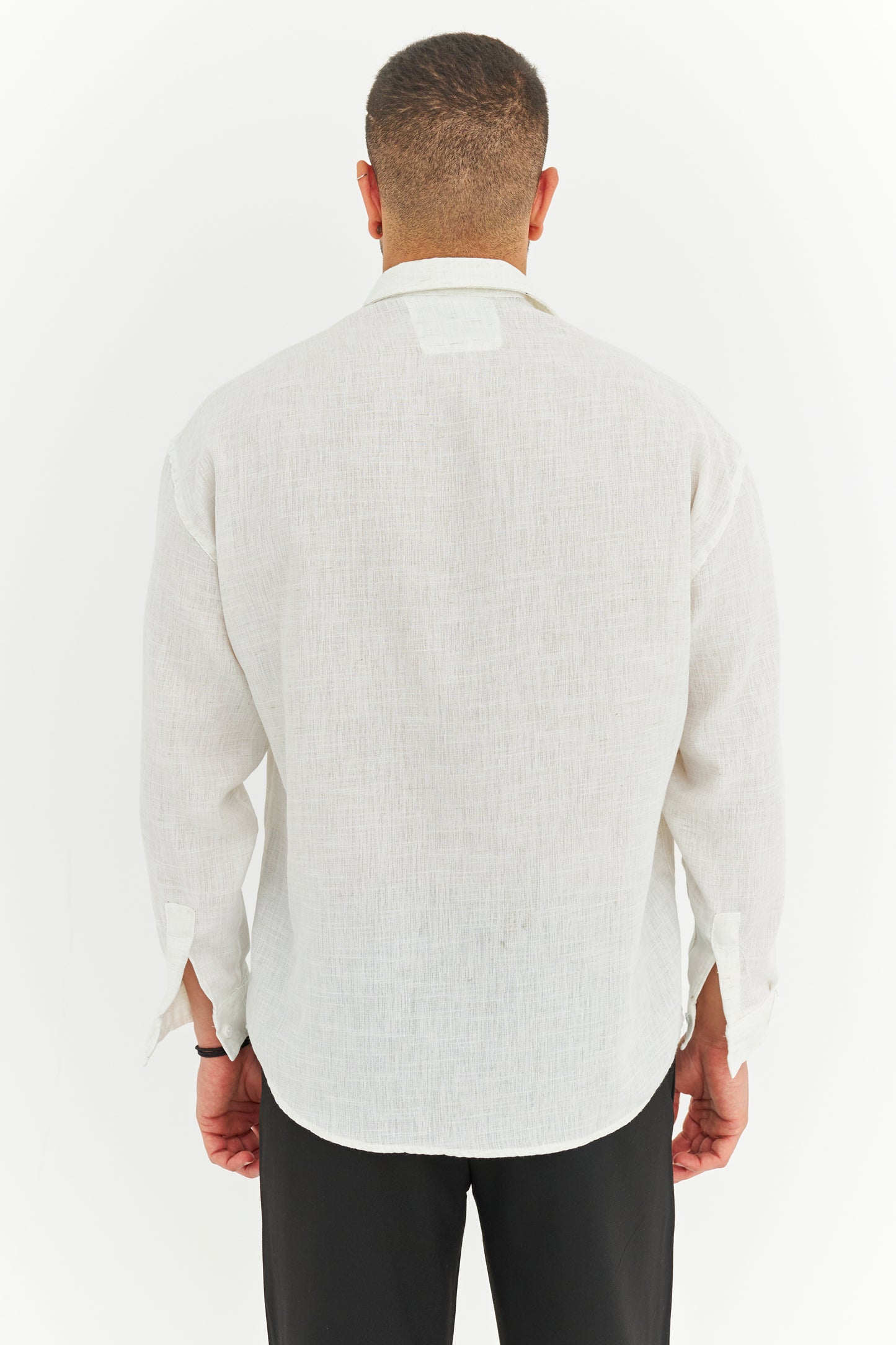 Biye Detay Pamuklu Kumaş Gömlek