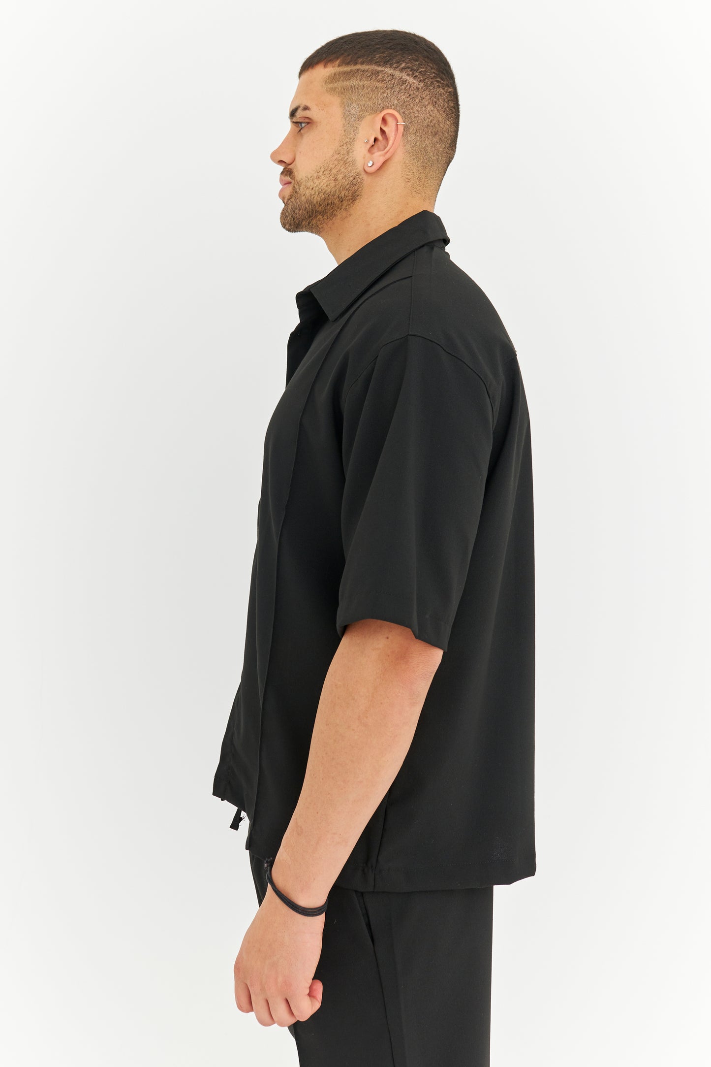 Biye Detay Pamuklu Kumaş Gömlek