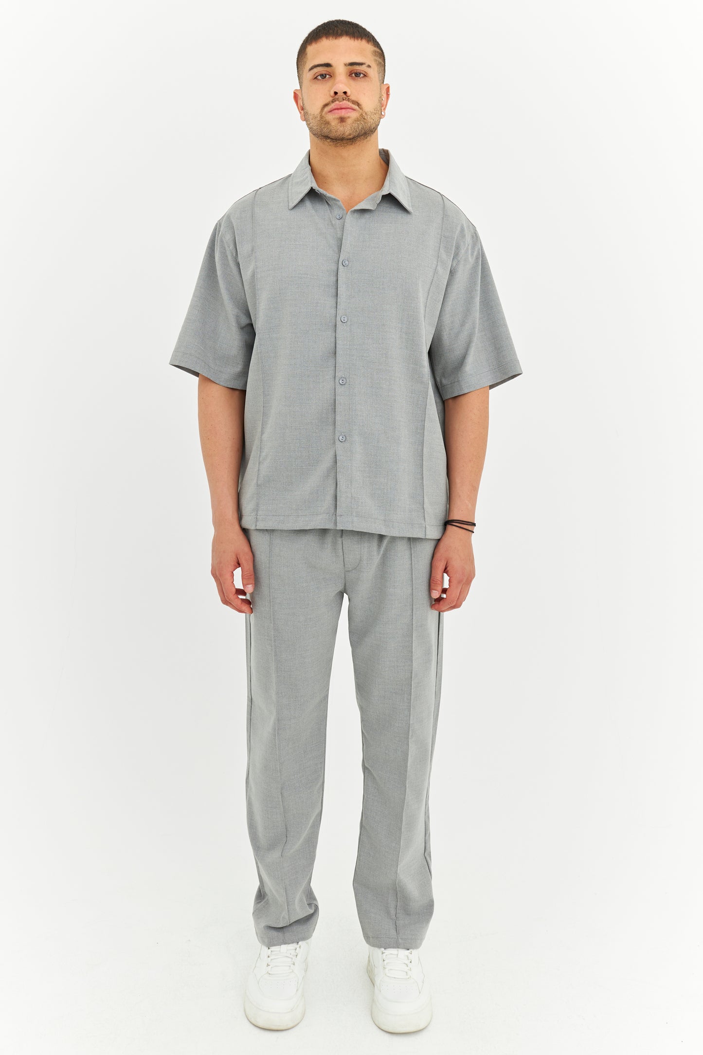 Biye Detay Pamuklu Kumaş Gömlek