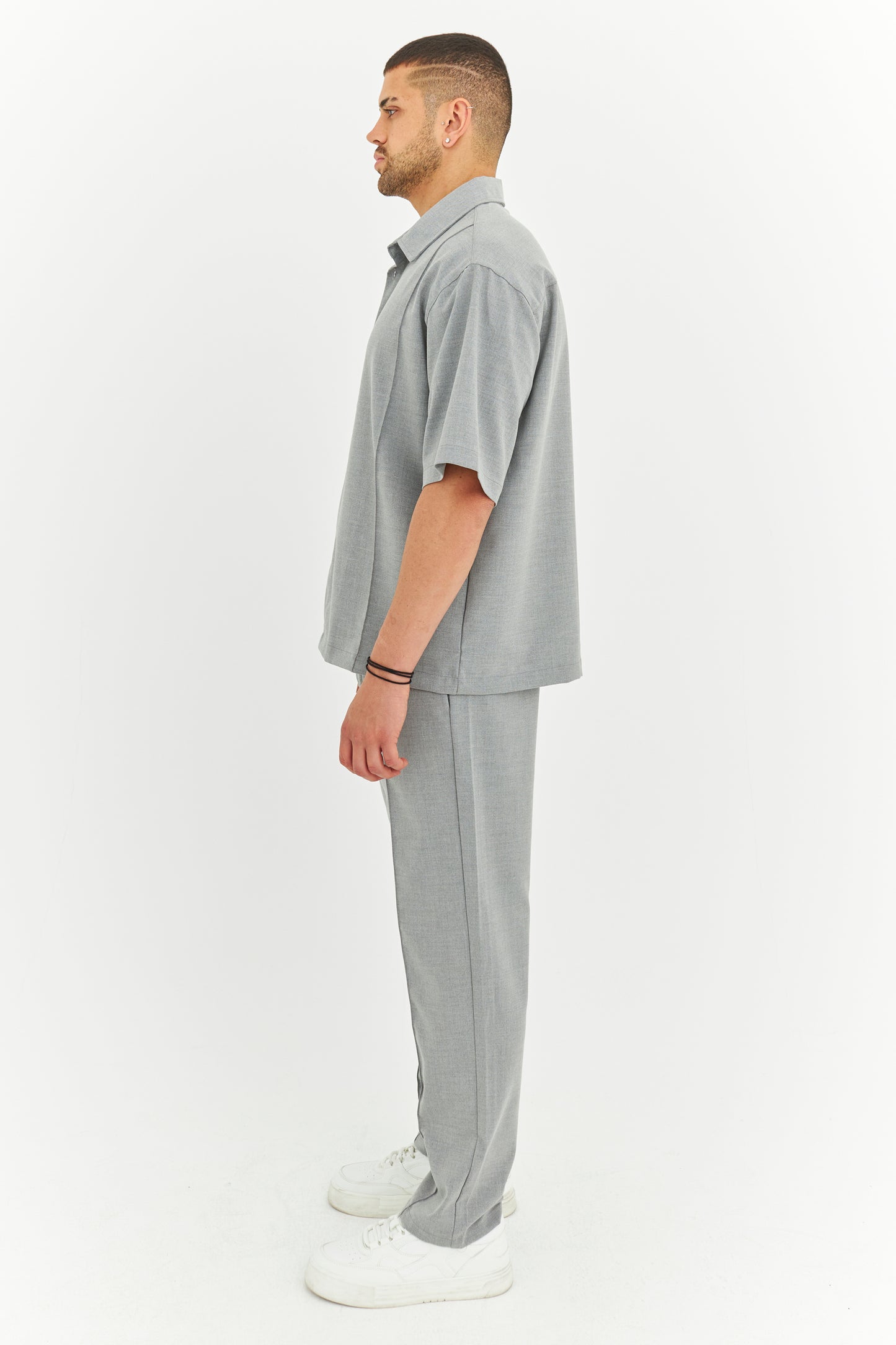 Biye Detay Pamuklu Kumaş Gömlek