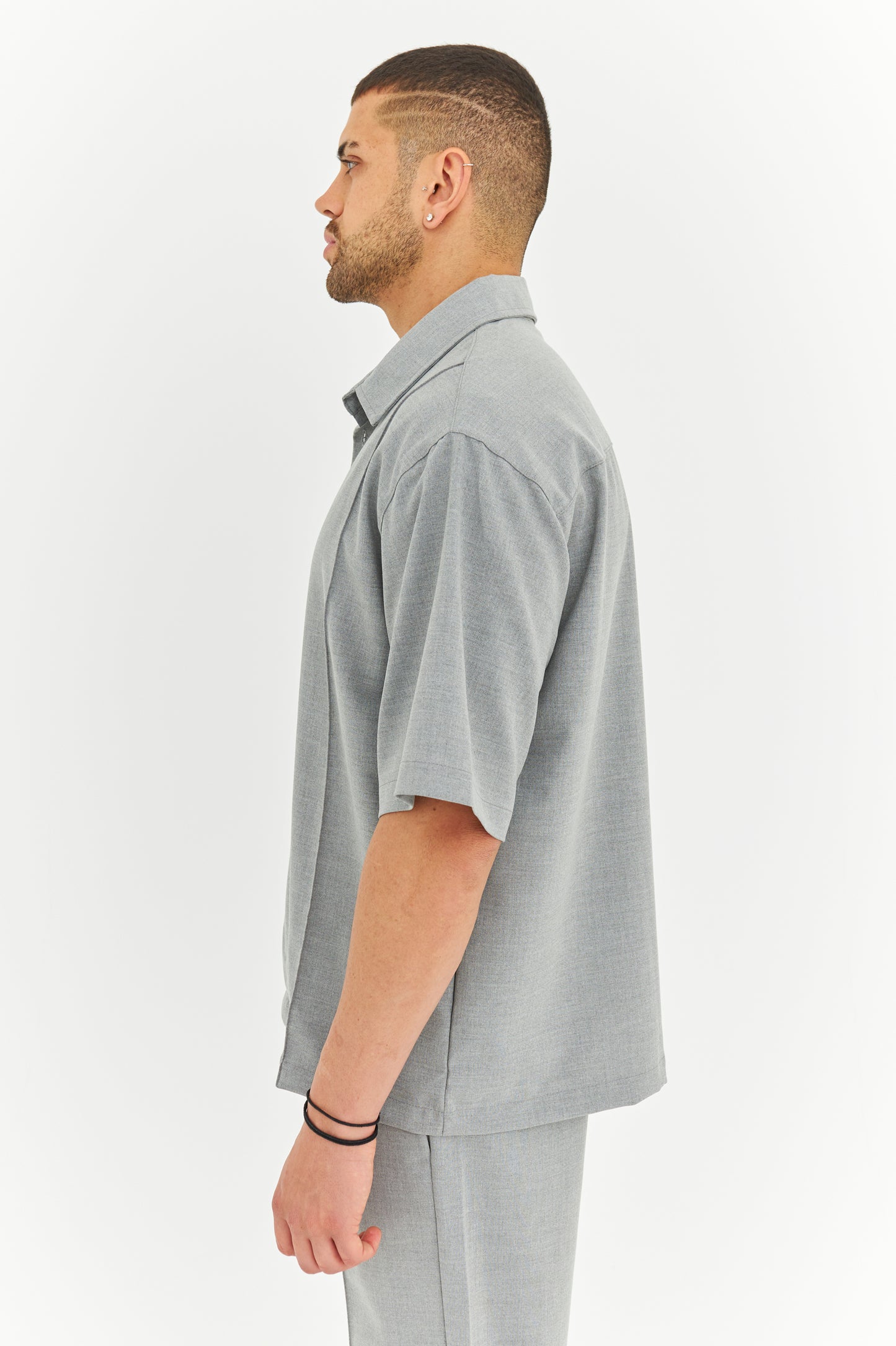 Biye Detay Pamuklu Kumaş Gömlek