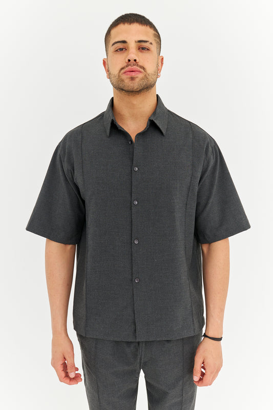 Biye Detay Pamuklu Kumaş Gömlek