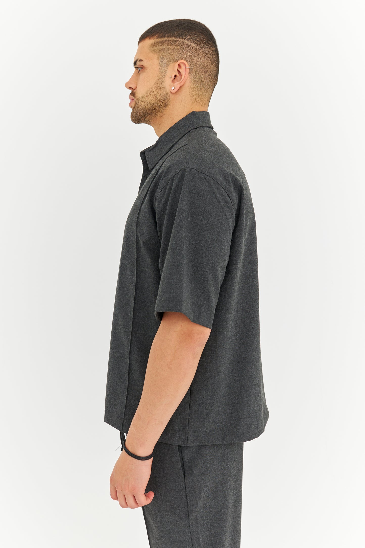 Biye Detay Pamuklu Kumaş Gömlek